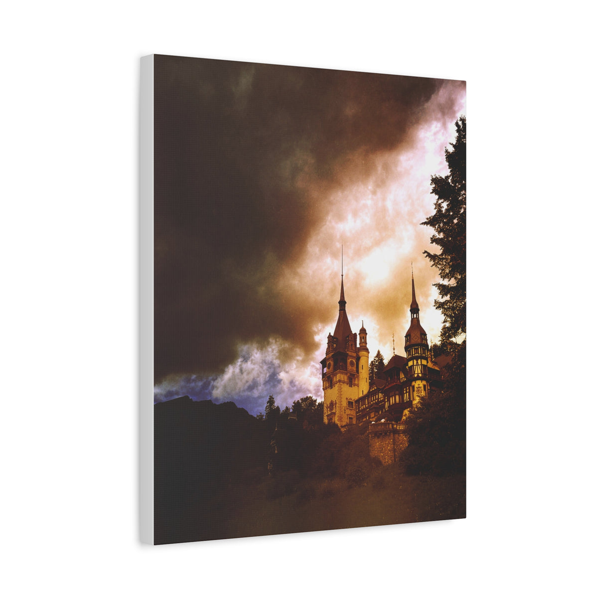 Peles Castle Matte Canvas, Stretched, 1.25"