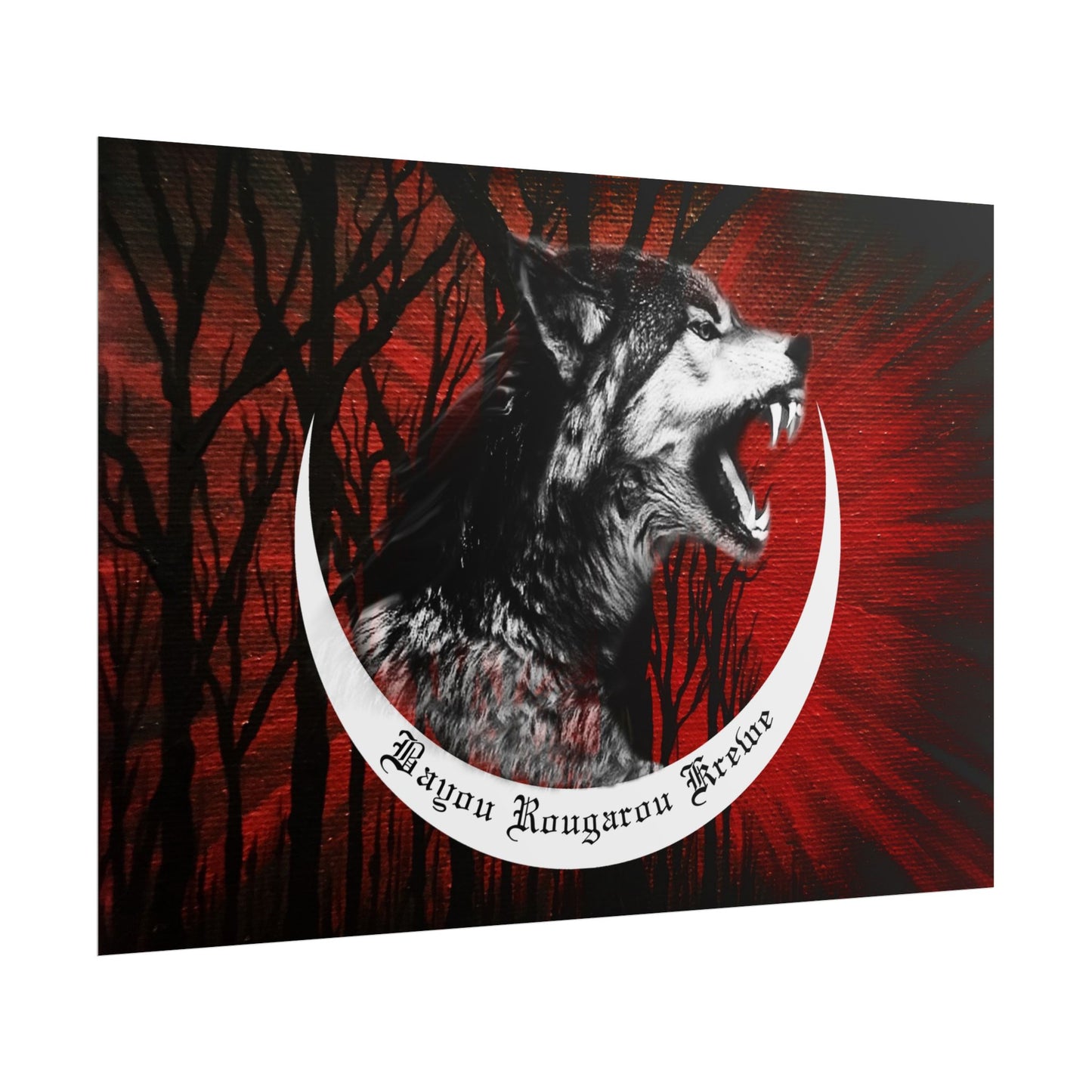 The Bayou Rougarou Krewe Rolled Poster