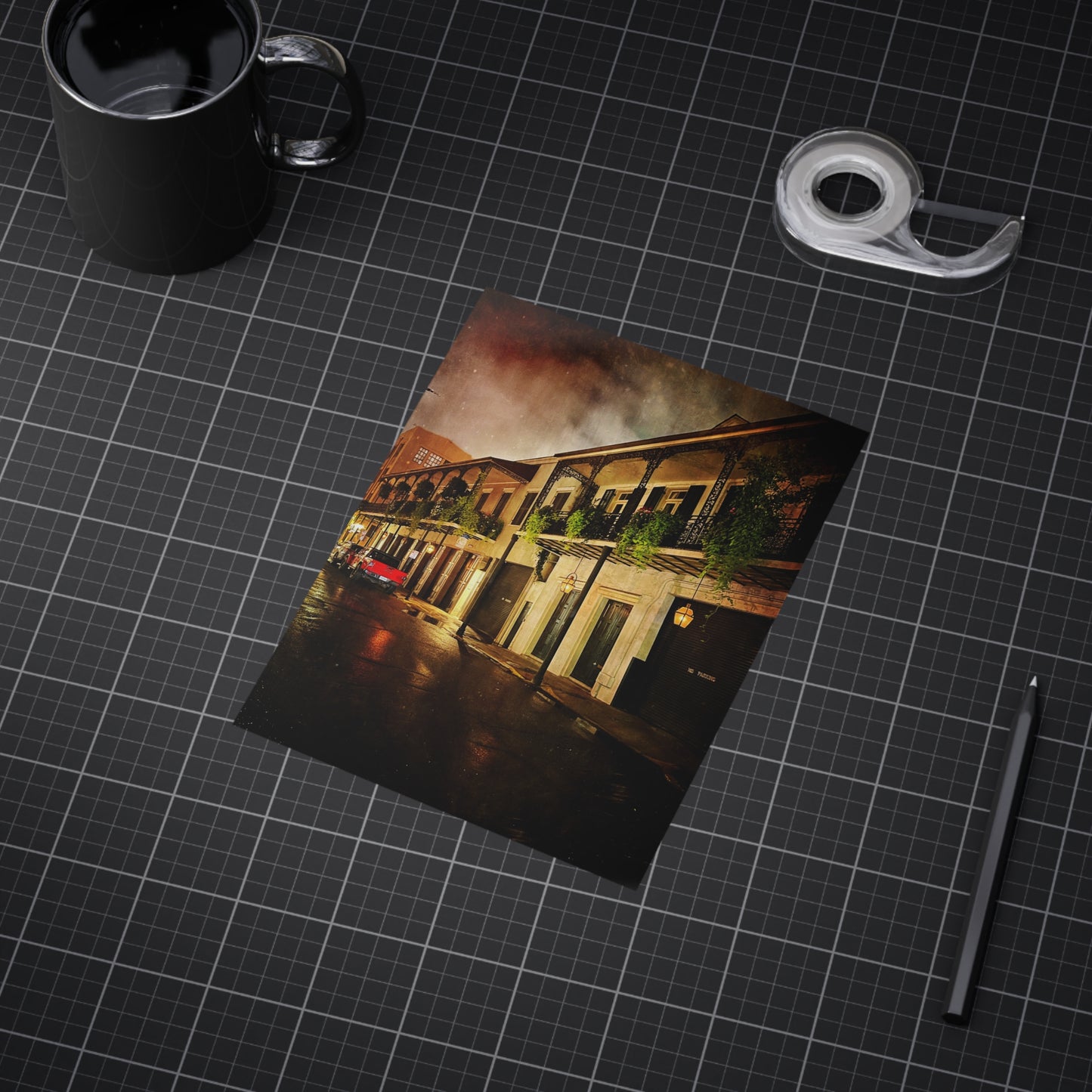 Frech Quarter Paper Print