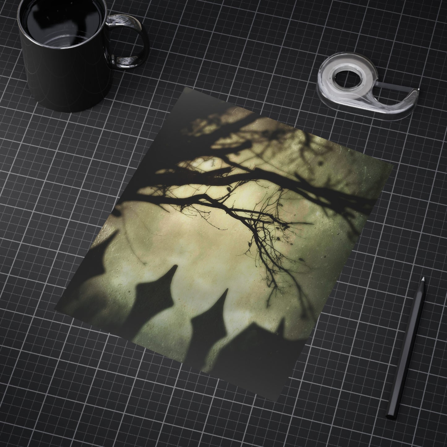 Rainy October Paper Print