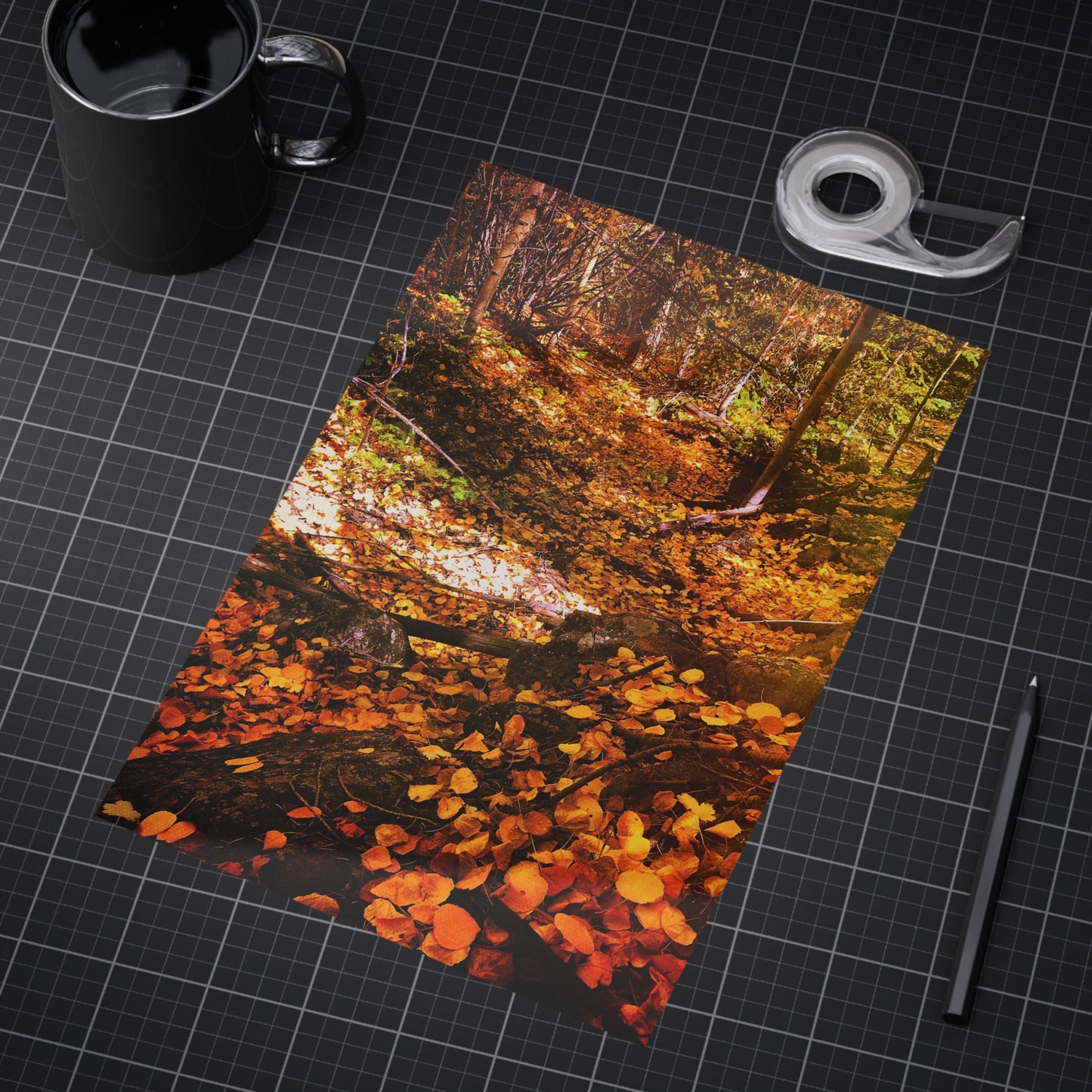 Autumn Gold Paper Print