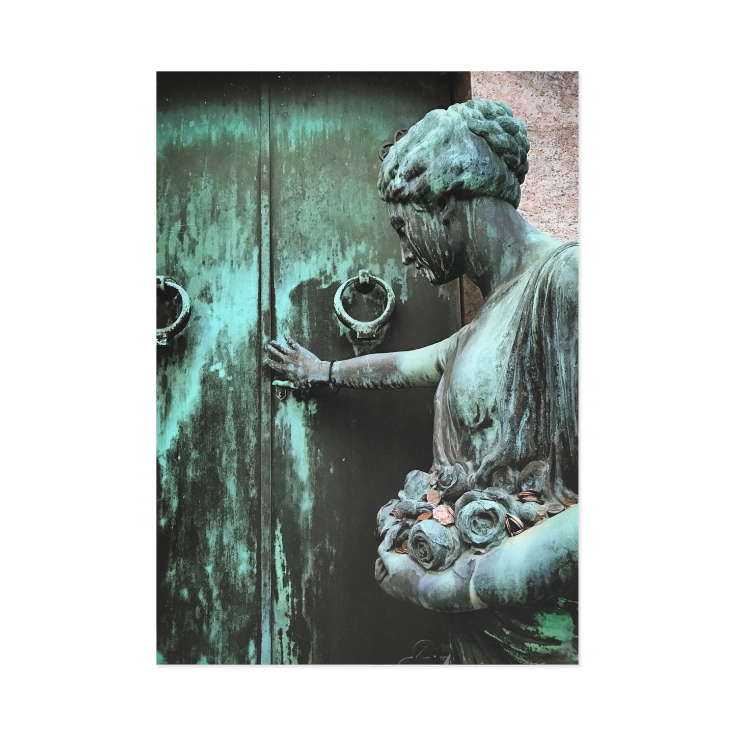 Knock Knock Fine Art Postcard
