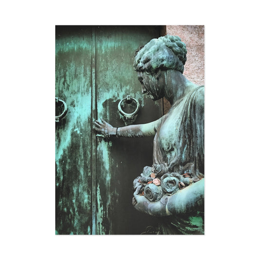 Knock Knock Fine Art Postcard