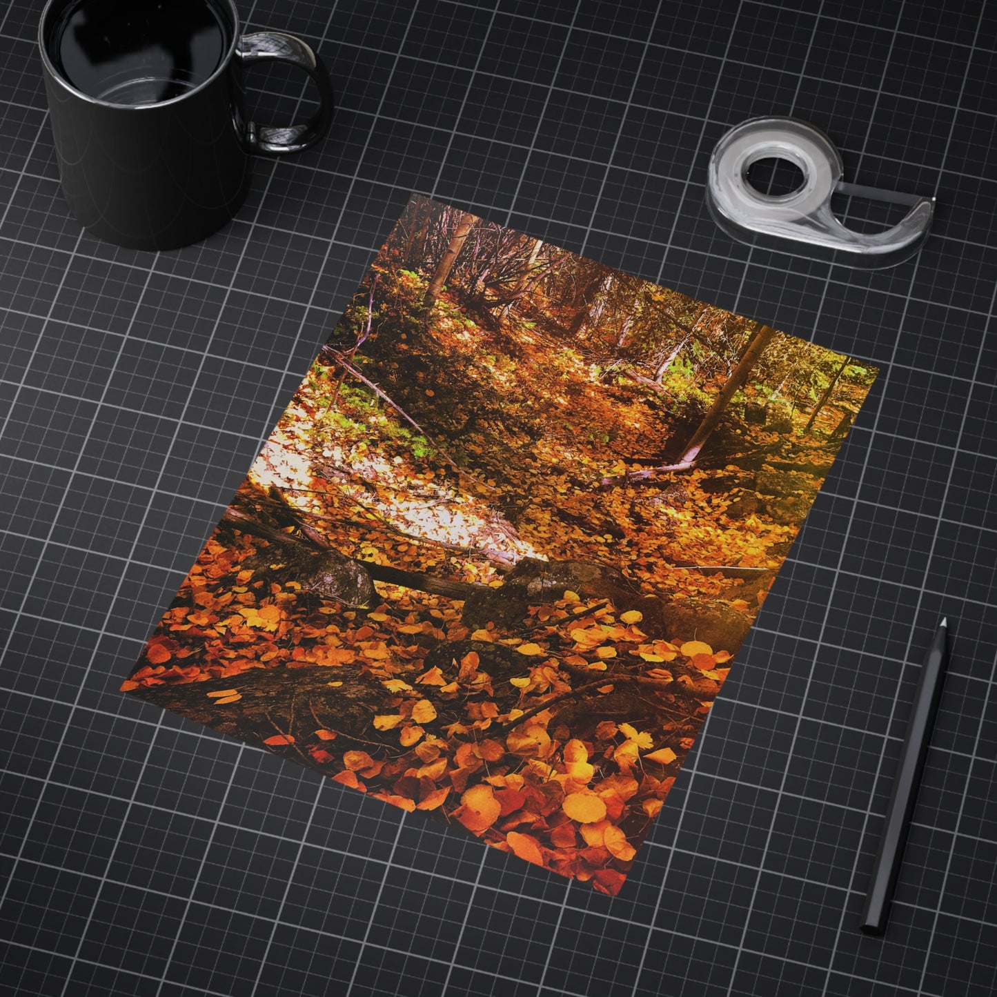Autumn Gold Paper Print