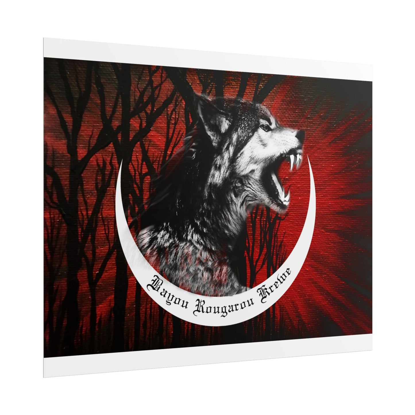 The Bayou Rougarou Krewe Rolled Poster