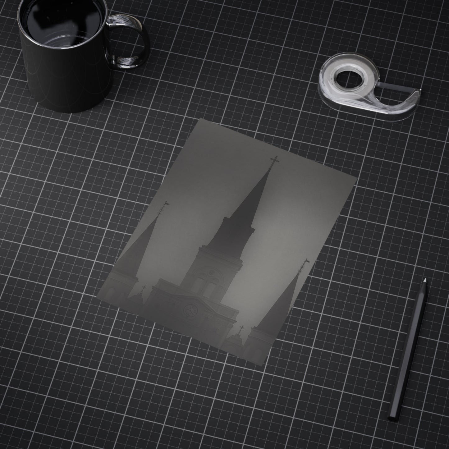 St. Louis of the Mist Paper Print