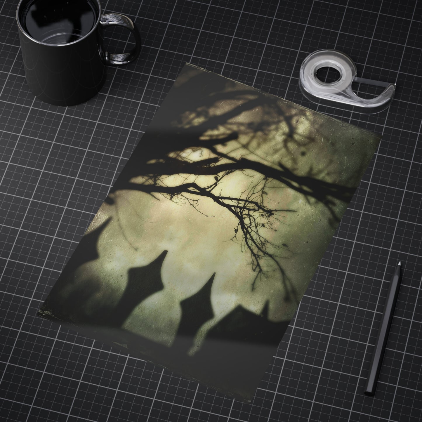 Rainy October Paper Print