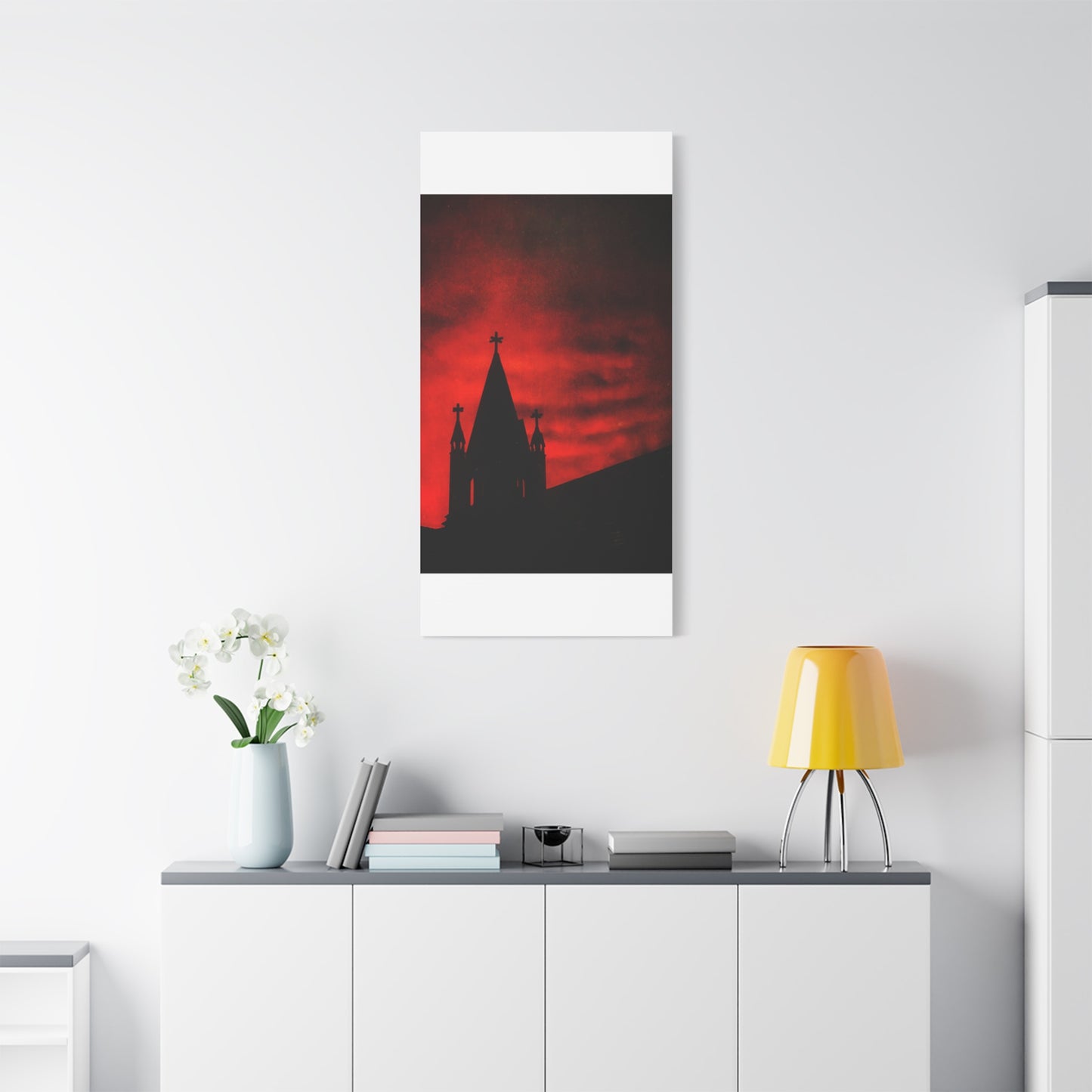 Blood Dusk Matte Canvas, Stretched, 1.25"