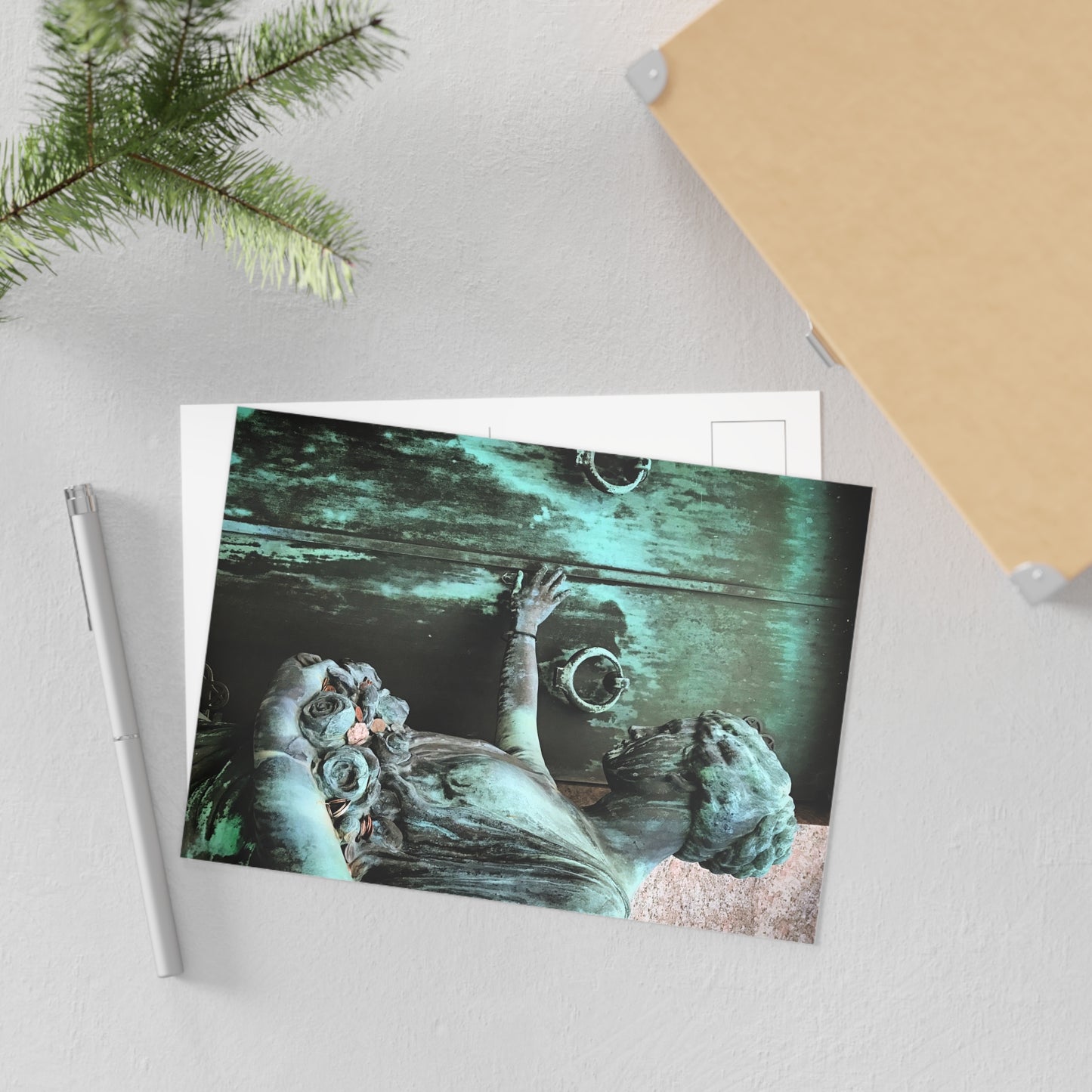 Knock Knock Fine Art Postcard