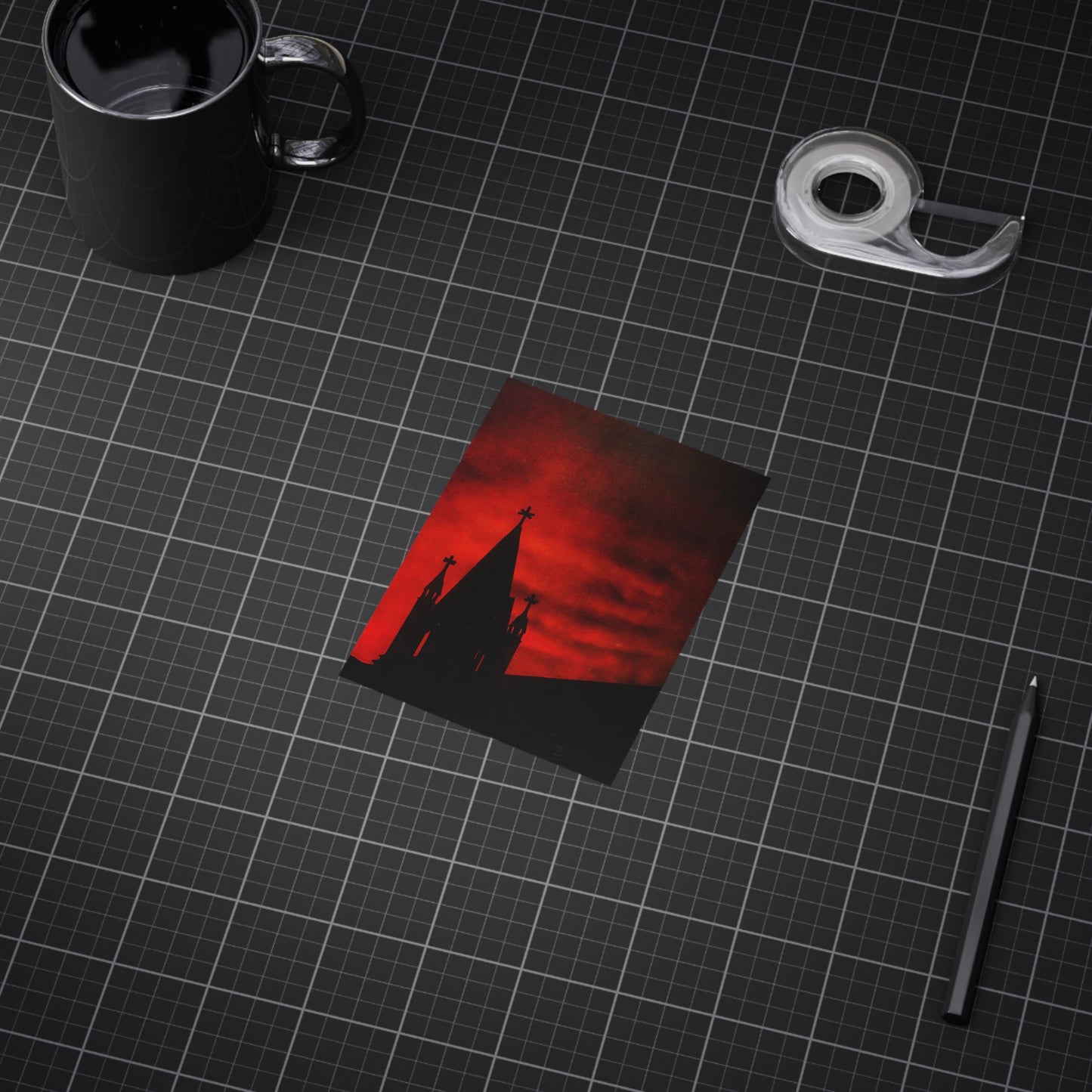 Blood Dusk Paper Print