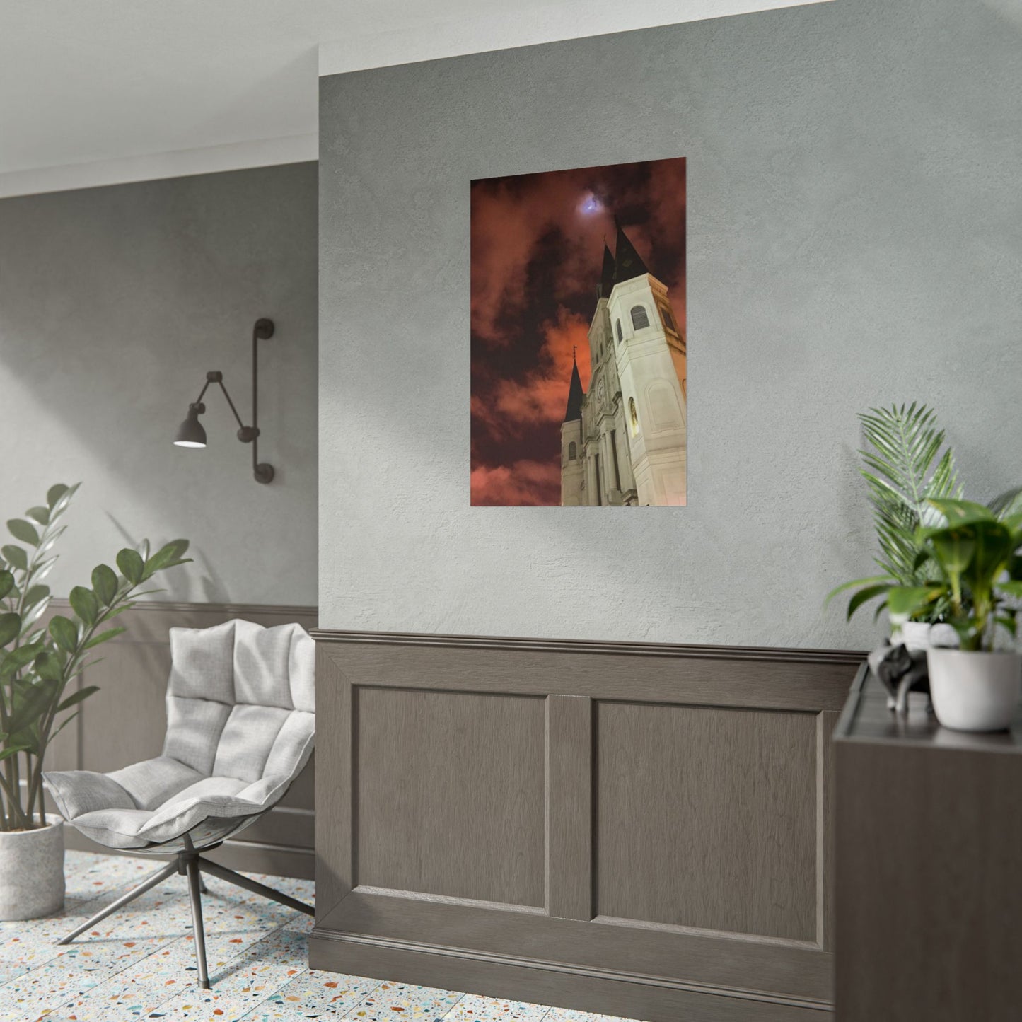 Moonrise Over St. Louis (V.1) Rolled Poster