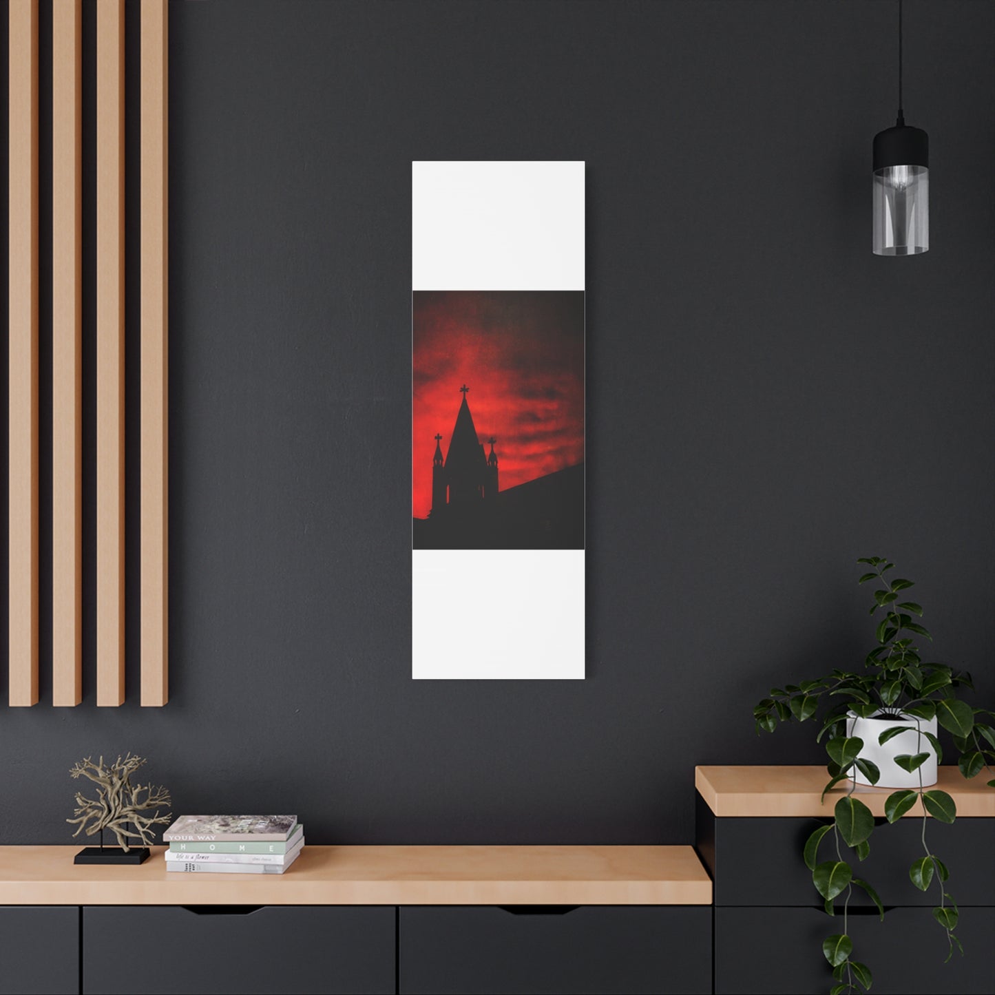 Blood Dusk Matte Canvas, Stretched, 1.25"