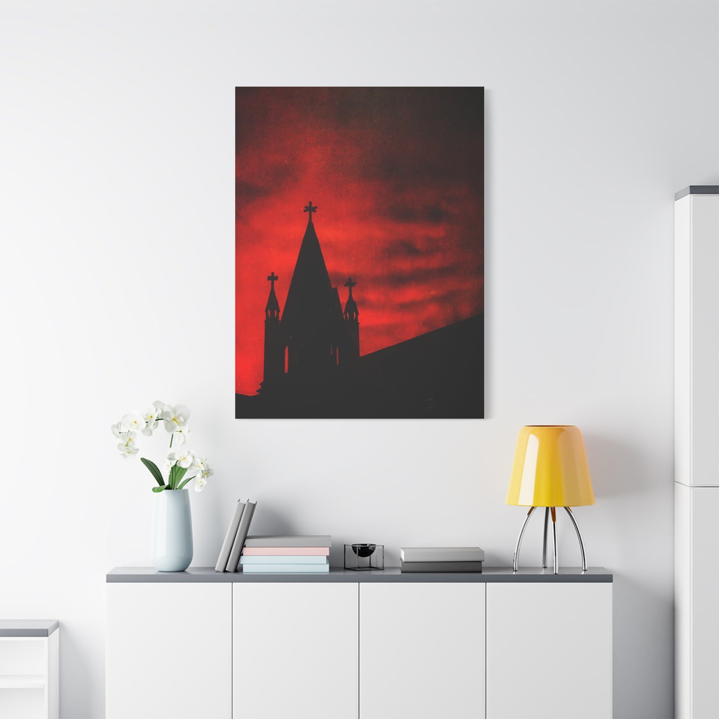 Blood Dusk Matte Canvas, Stretched, 1.25"