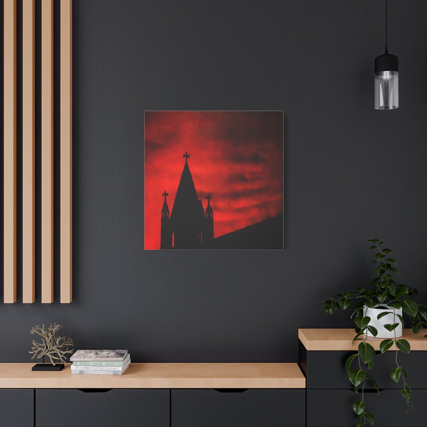 Blood Dusk Matte Canvas, Stretched, 1.25"