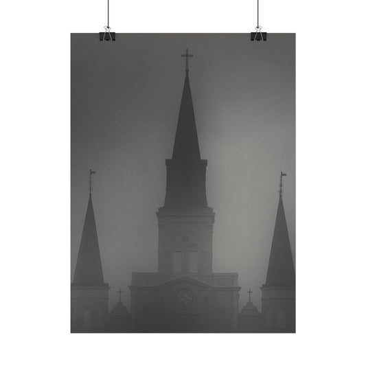 Emerging From The Mist Rolled Poster