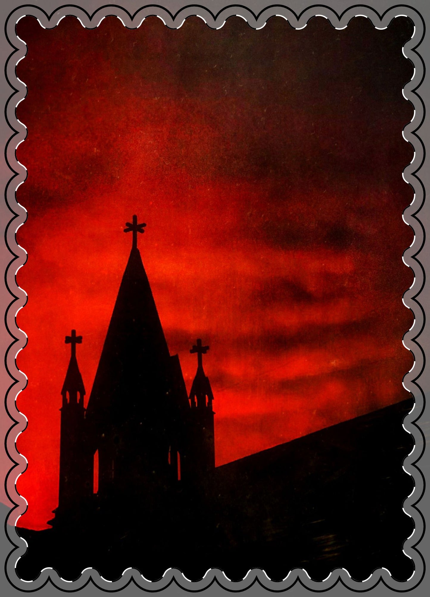 Blood Dusk Flat Greeting Cards (envelopes included)