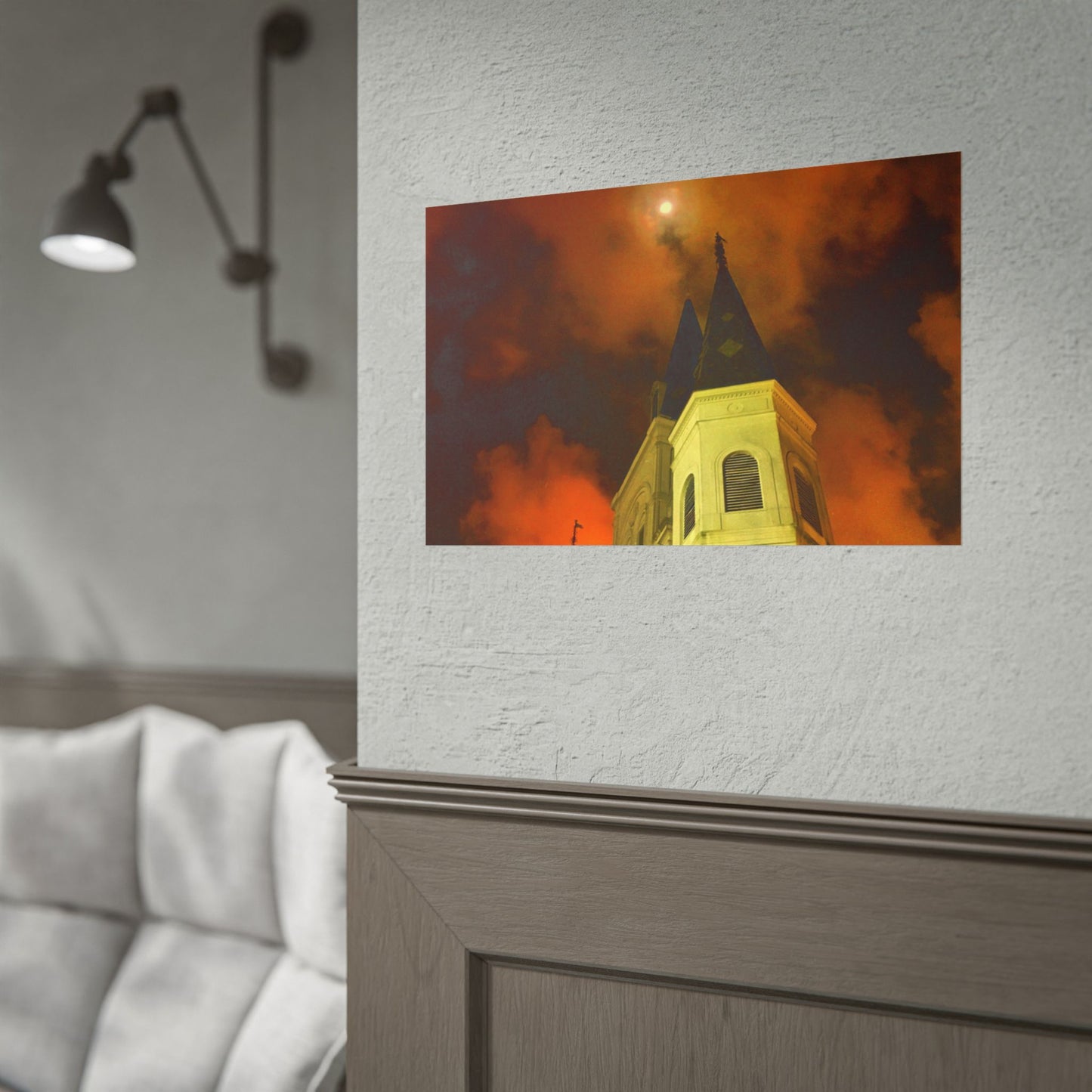 Moonrise Over St. Louis (V.2) Rolled Poster