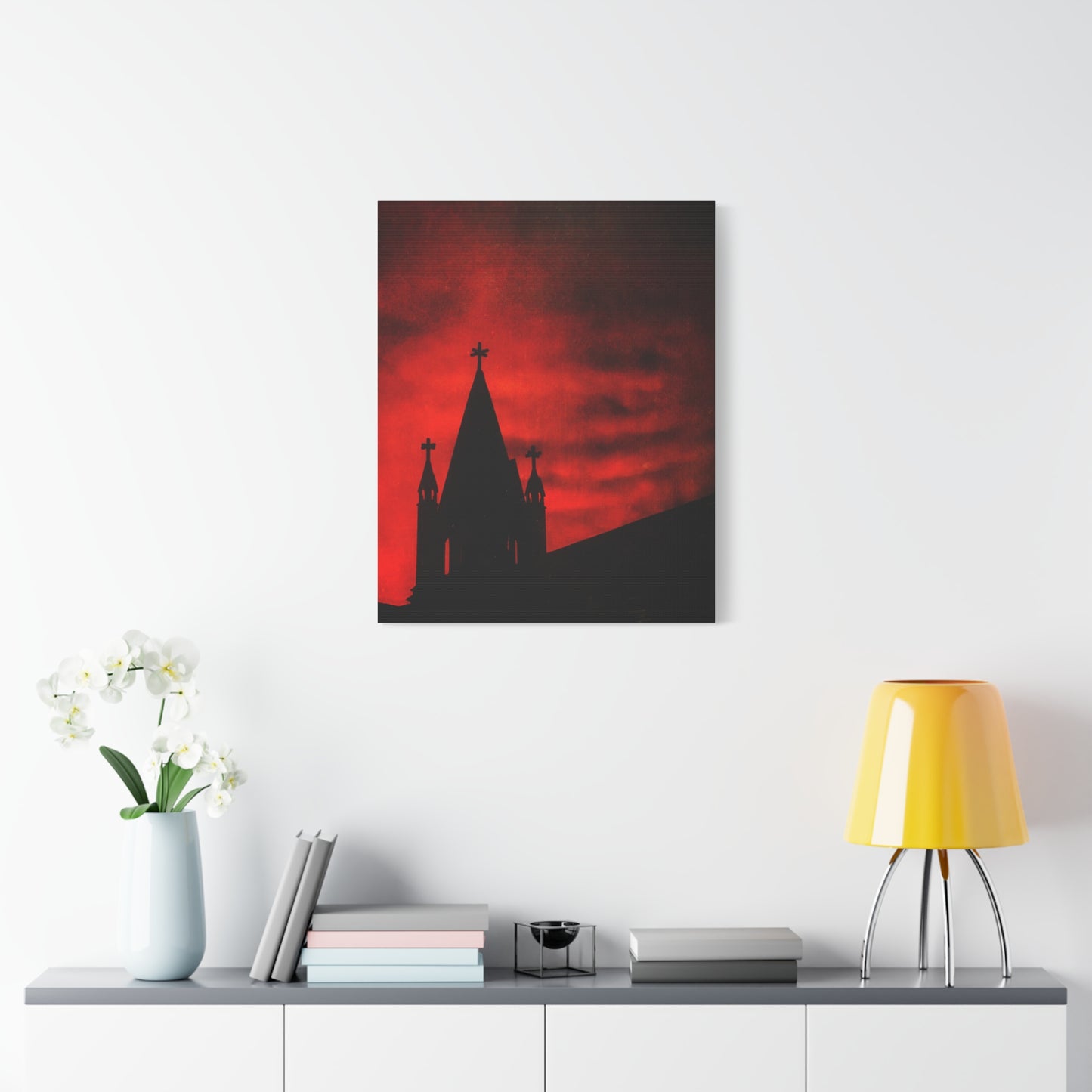 Blood Dusk Matte Canvas, Stretched, 1.25"