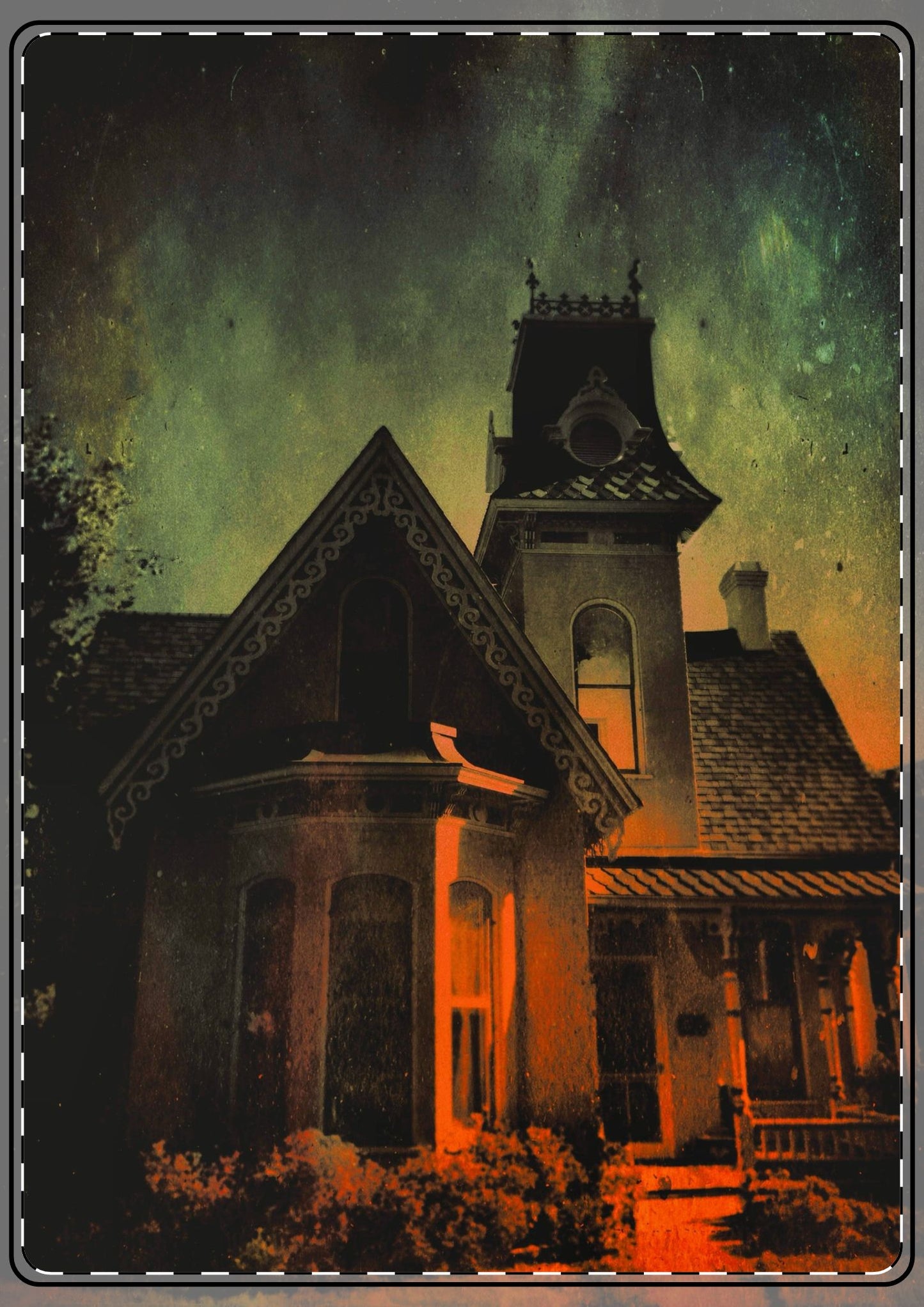 The Old House on the Left Flat Greeting Cards (envelopes included)