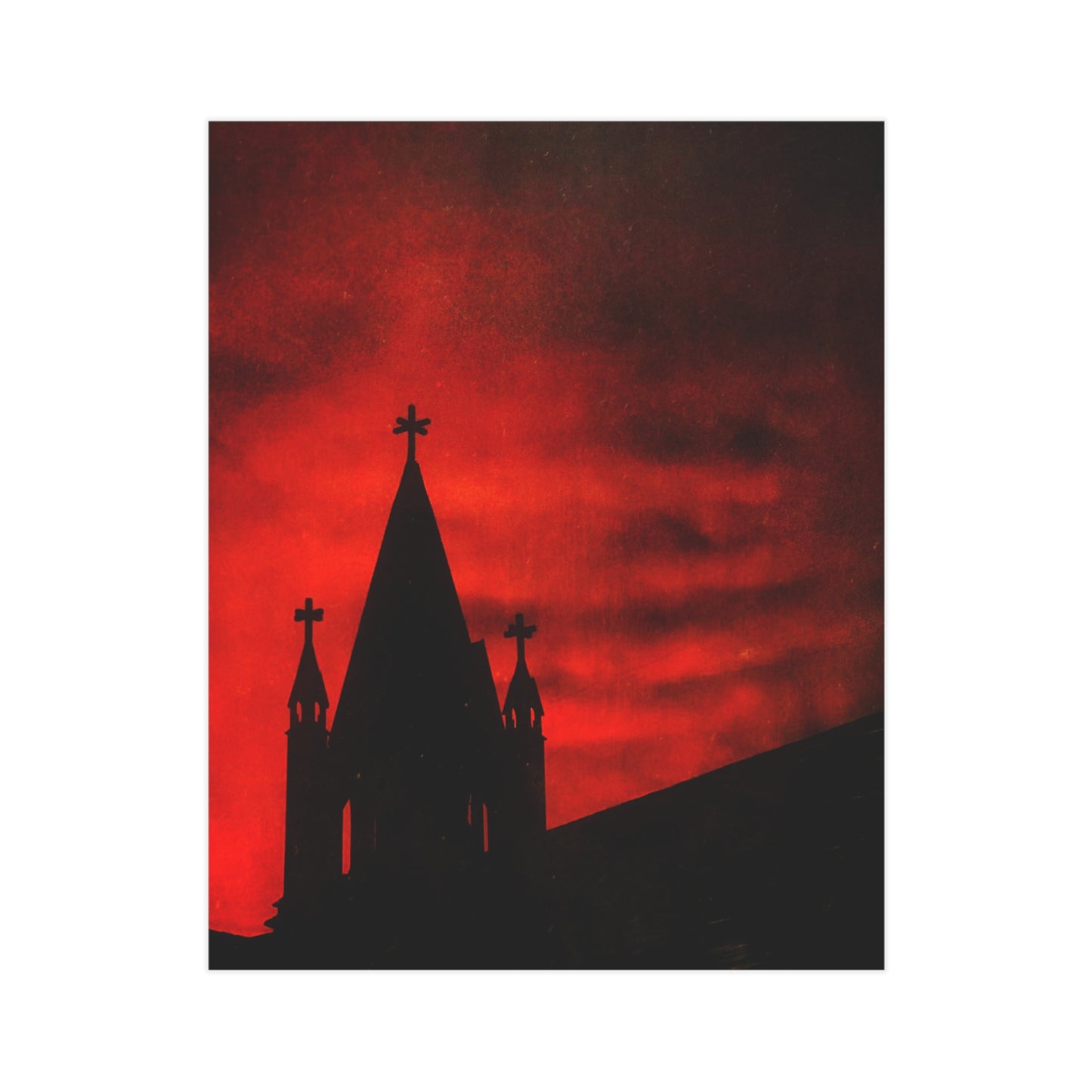 Blood Dusk Paper Print
