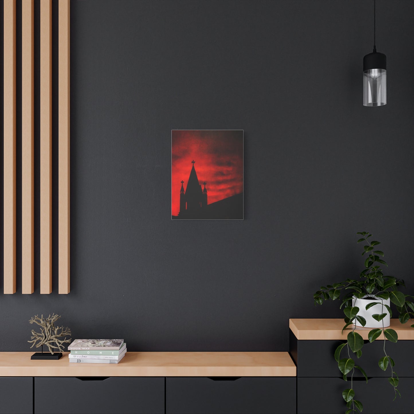 Blood Dusk Matte Canvas, Stretched, 1.25"