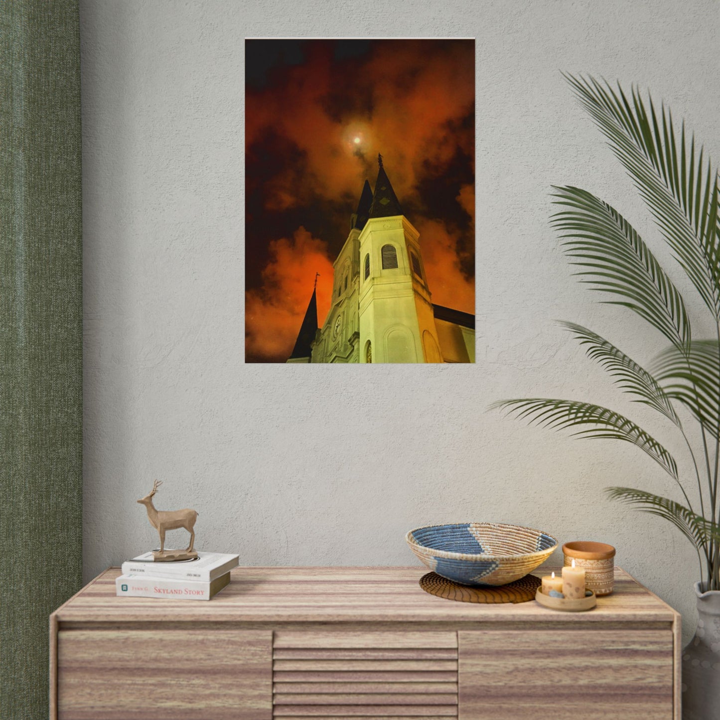 Moonrise Over St. Louis (V.2) Rolled Poster
