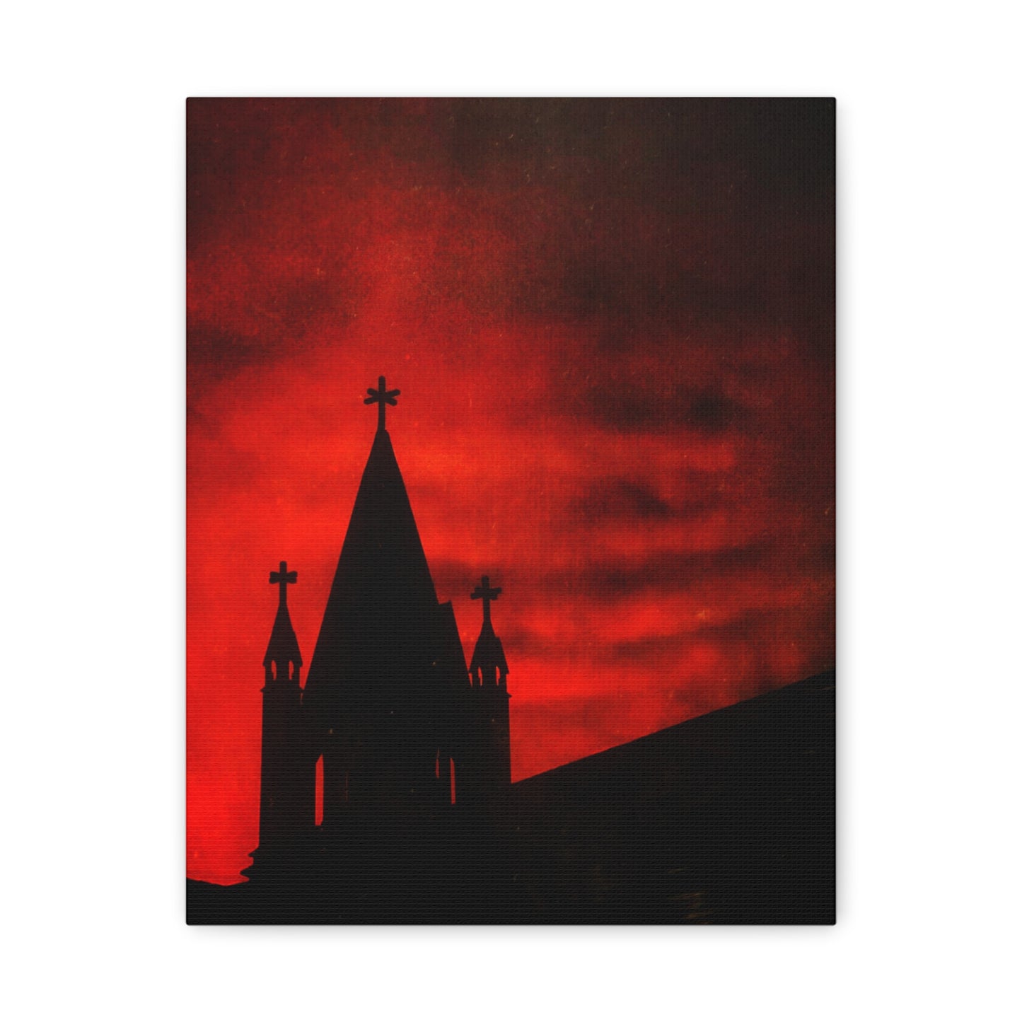 Blood Dusk Matte Canvas, Stretched, 1.25"