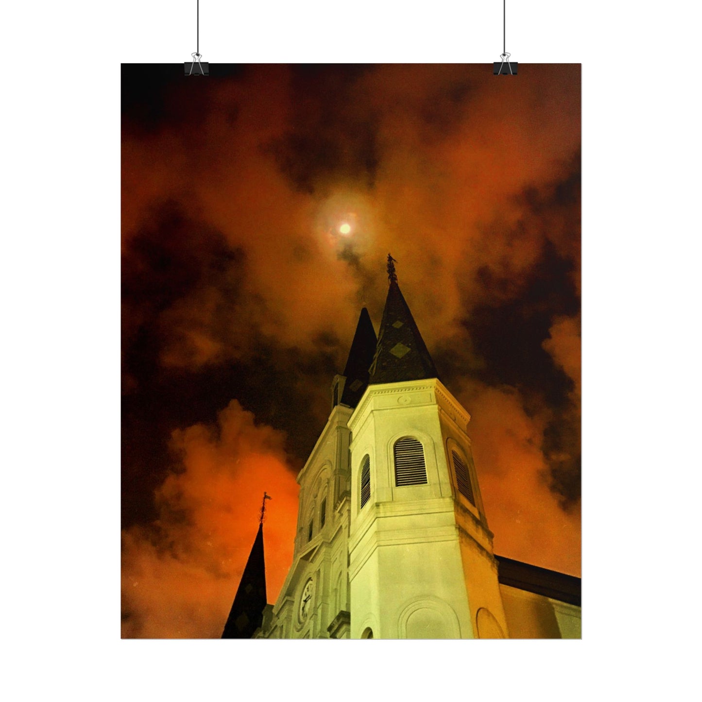 Moonrise Over St. Louis (V.2) Rolled Poster