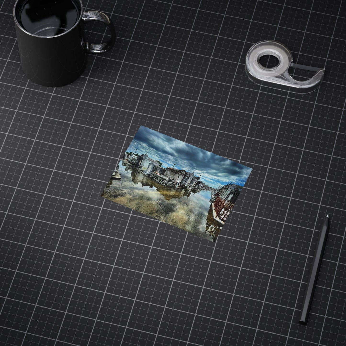 Heaven's Crossroads Paper Print