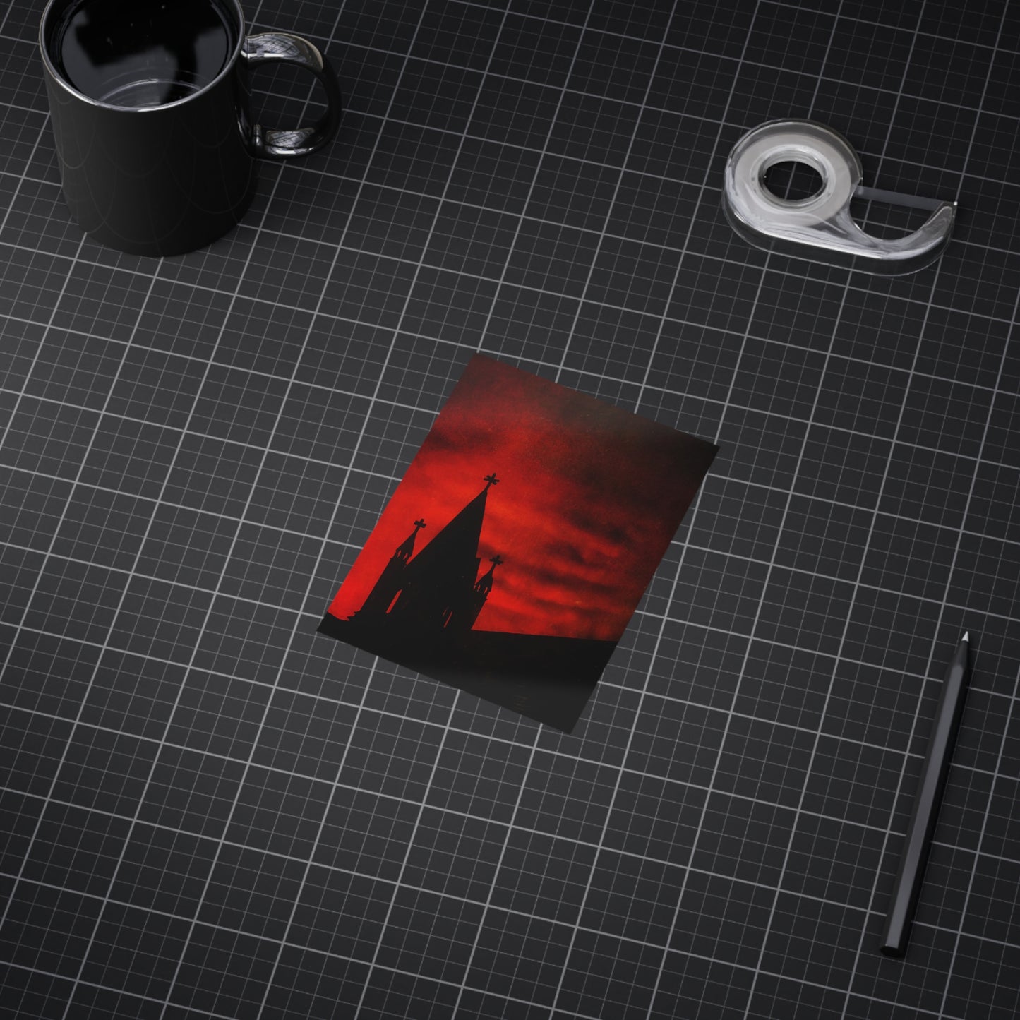 Blood Dusk Paper Print