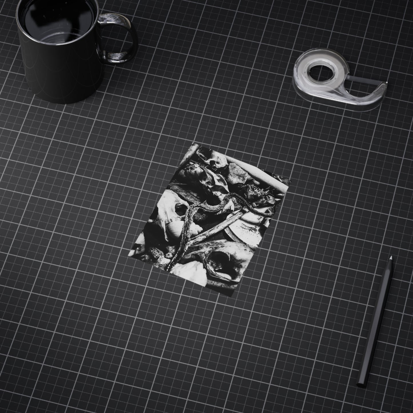 Them Bones Paper Print