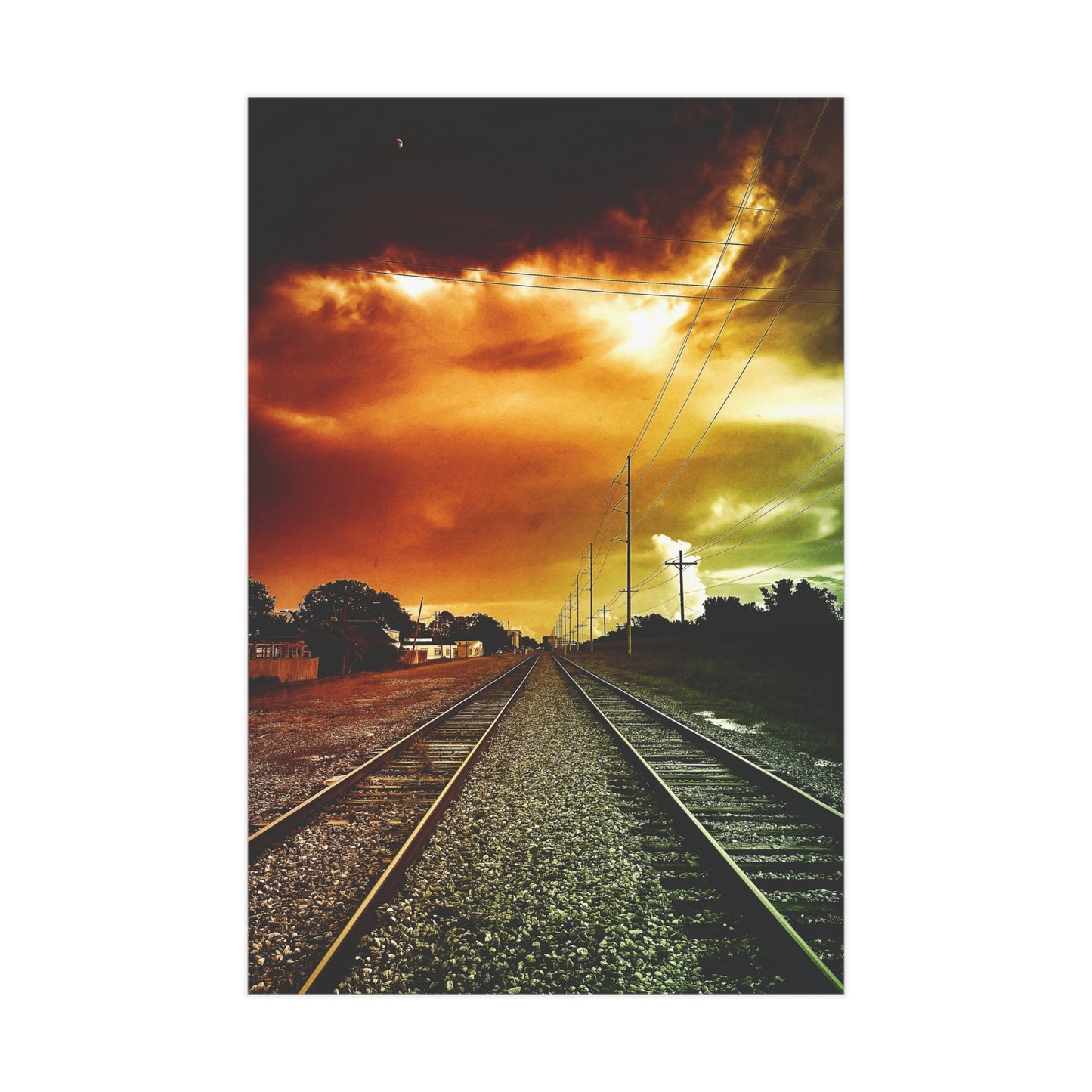 Not Choosing A Lane Paper Print