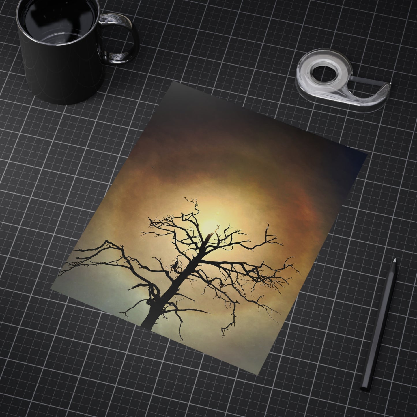 The Eye Opens Paper Print