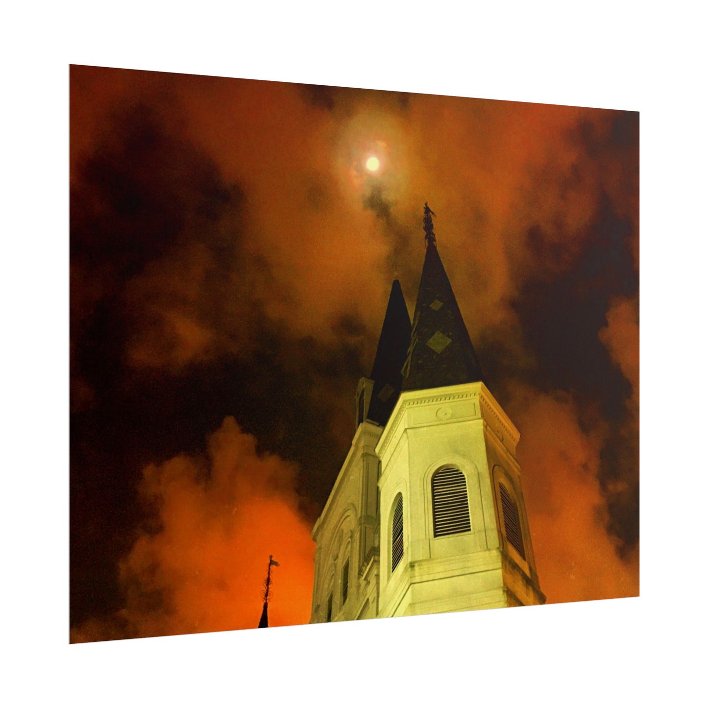 Moonrise Over St. Louis (V.2) Rolled Poster