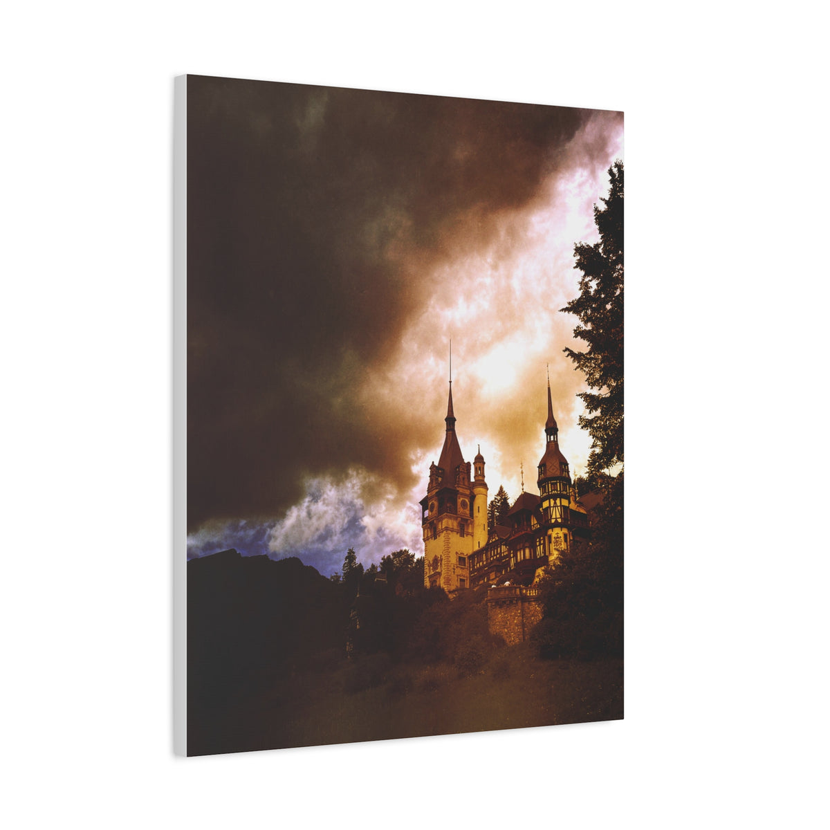 Peles Castle Matte Canvas, Stretched, 1.25"