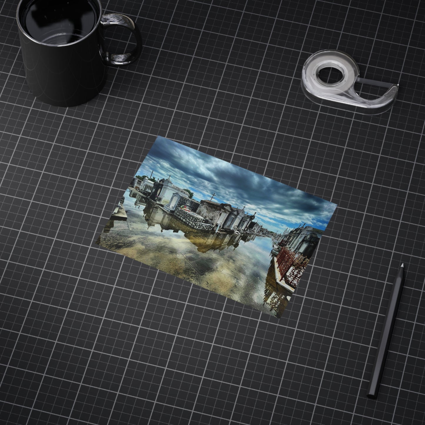 Heaven's Crossroads Paper Print