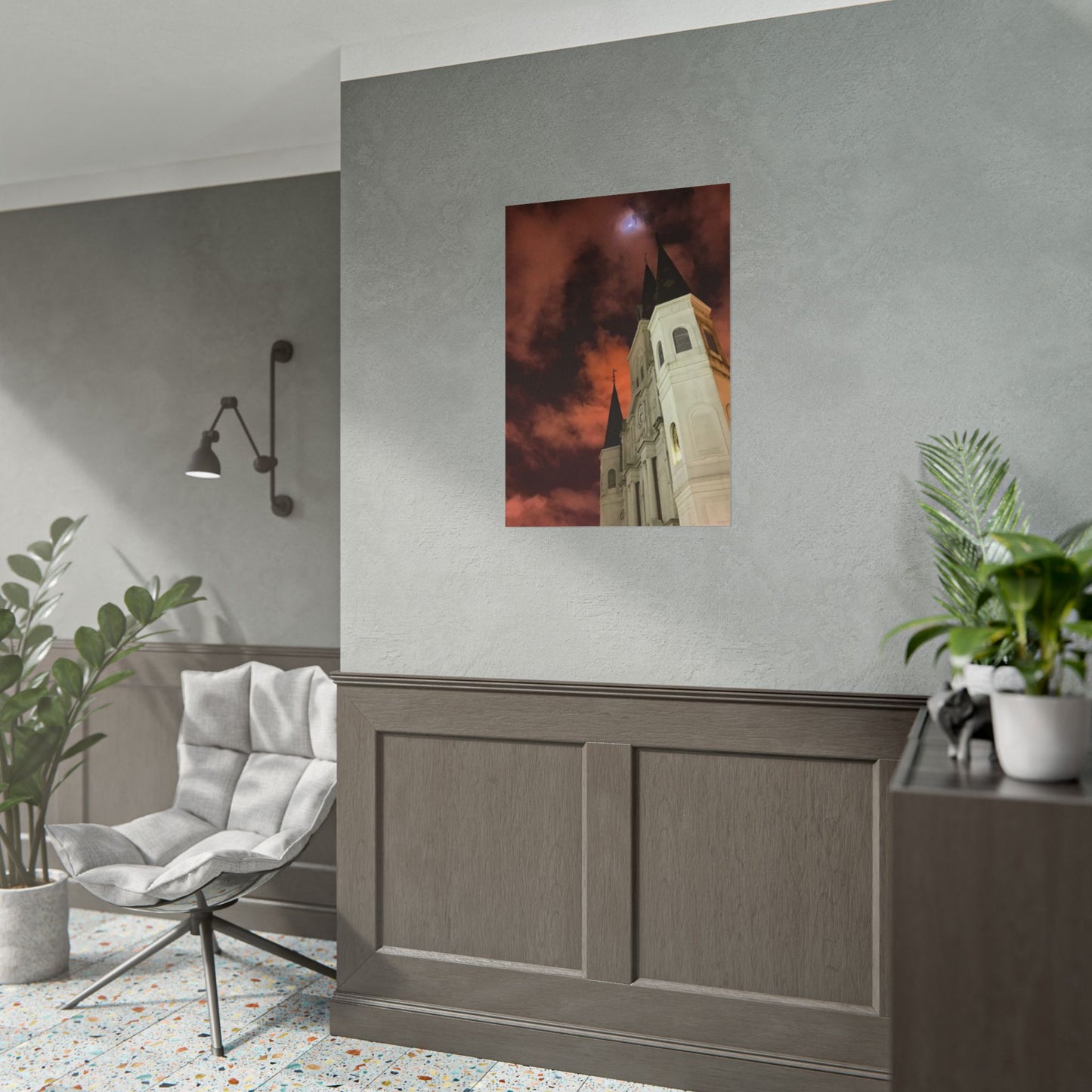 Moonrise Over St. Louis (V.1) Rolled Poster