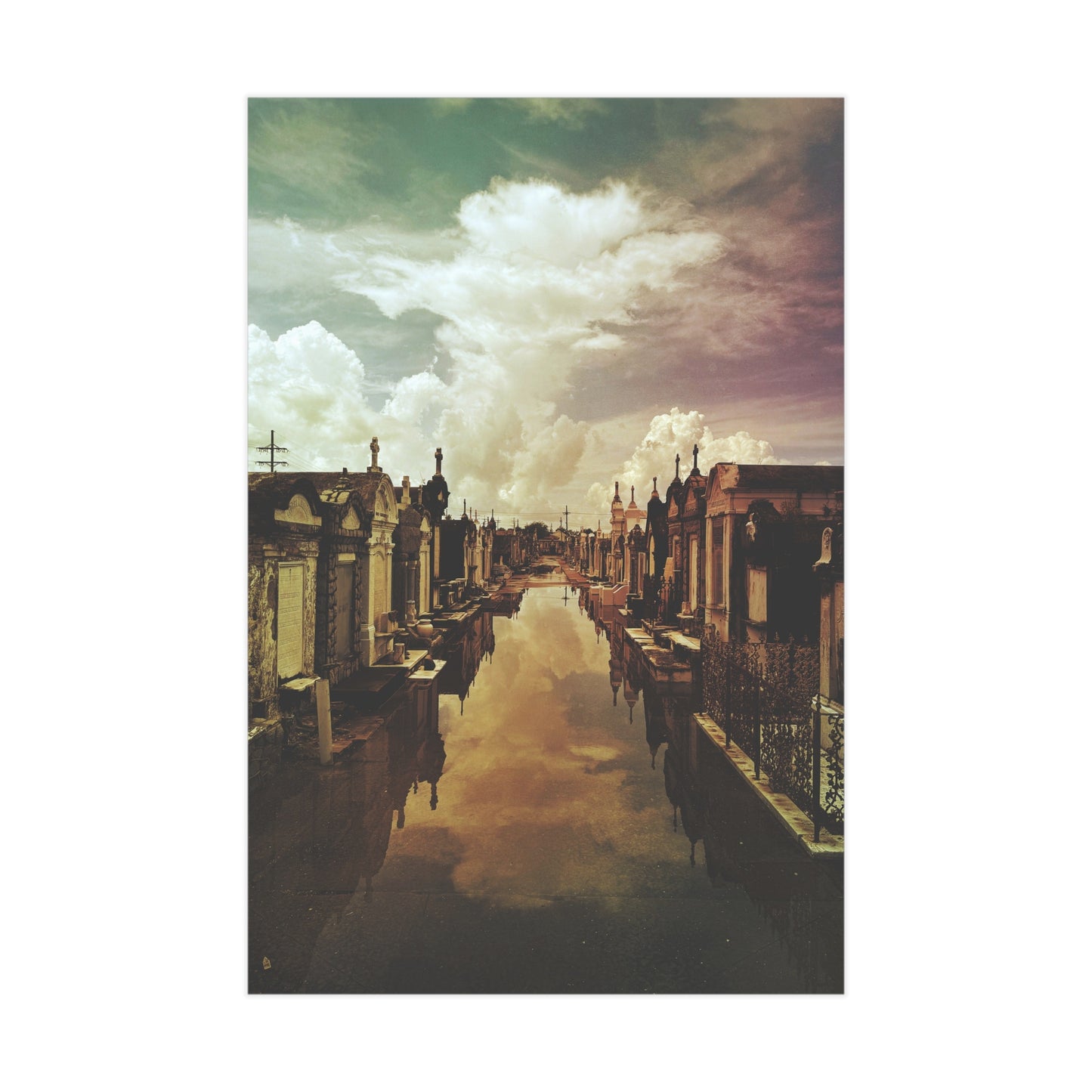When The Sea Drenched The Heavens Paper Print
