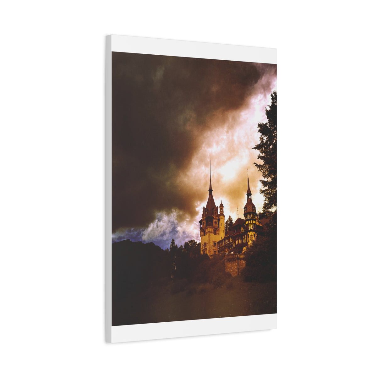 Peles Castle Matte Canvas, Stretched, 1.25"