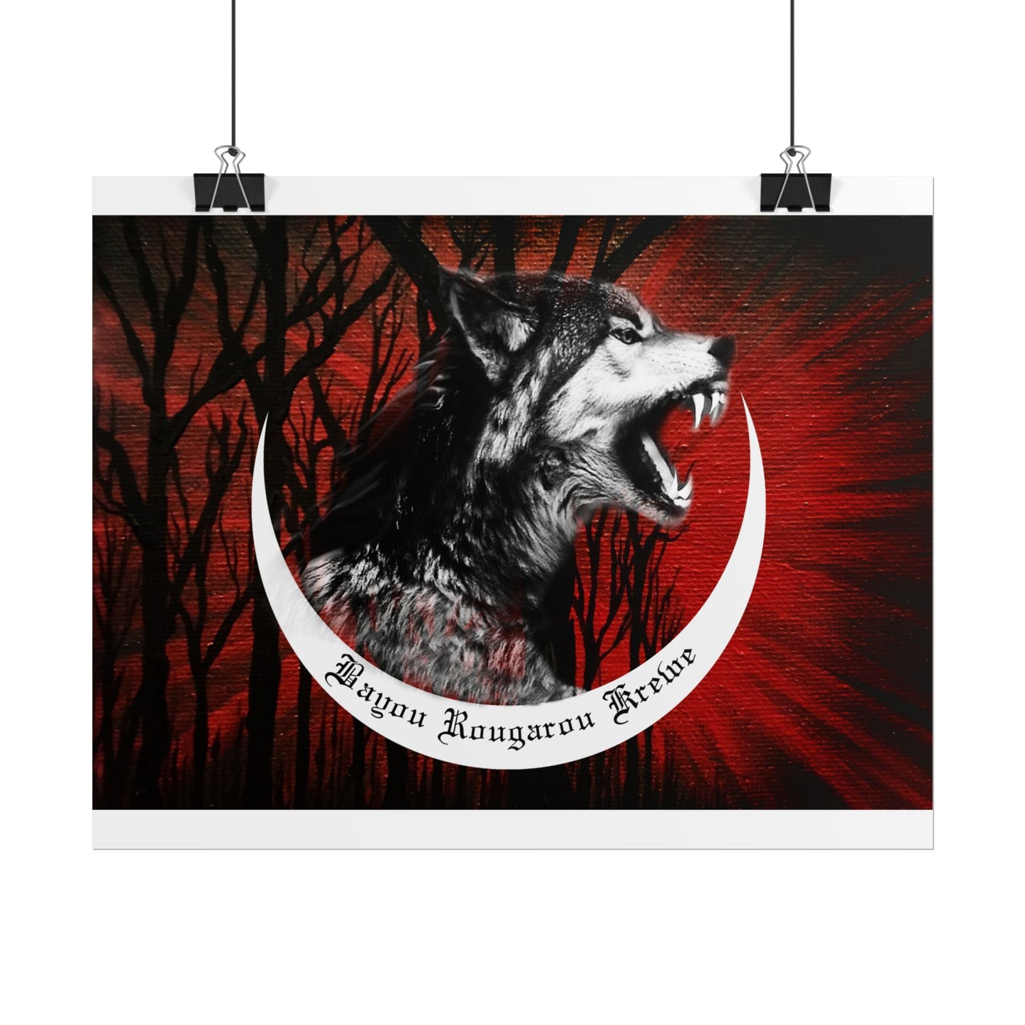 The Bayou Rougarou Krewe Rolled Poster