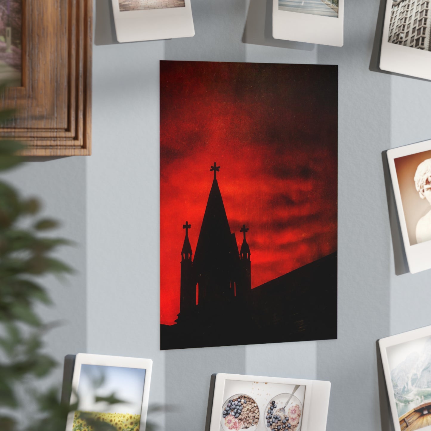 Blood Dusk Paper Print