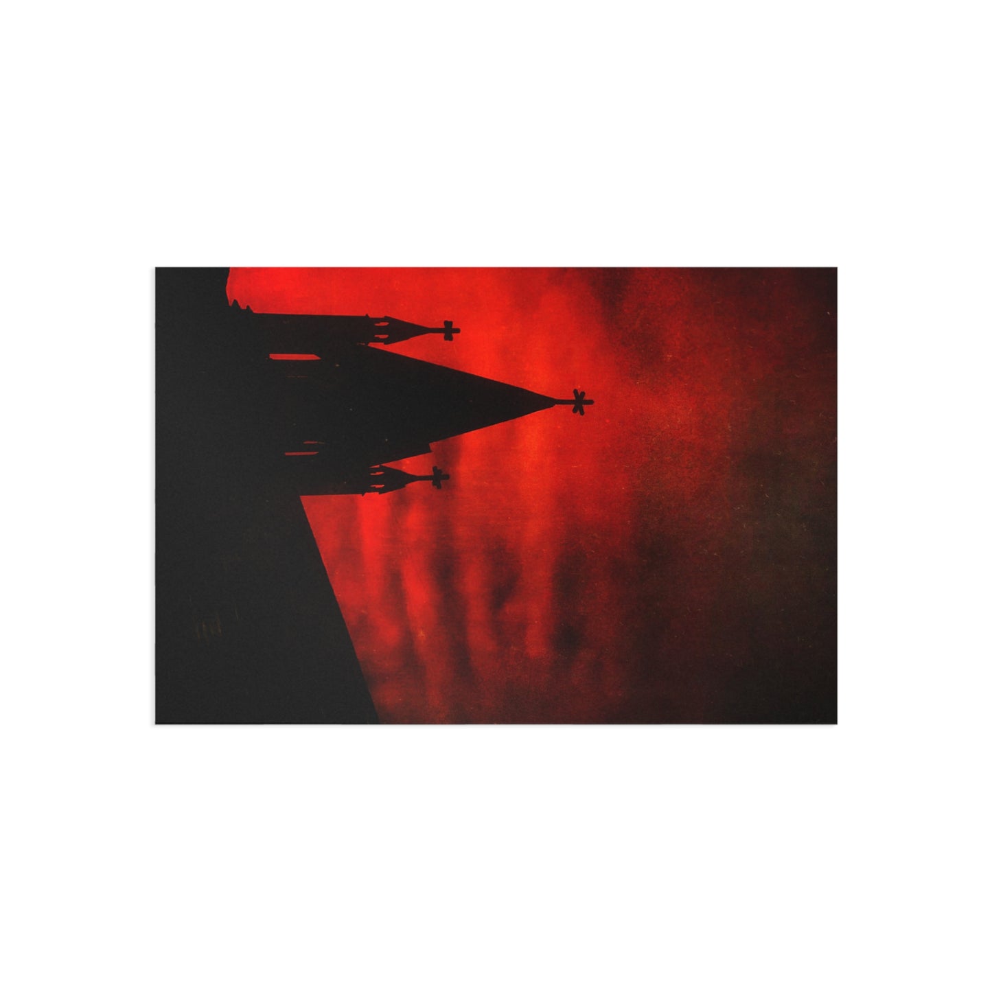 Blood Dusk Fine Art Postcard