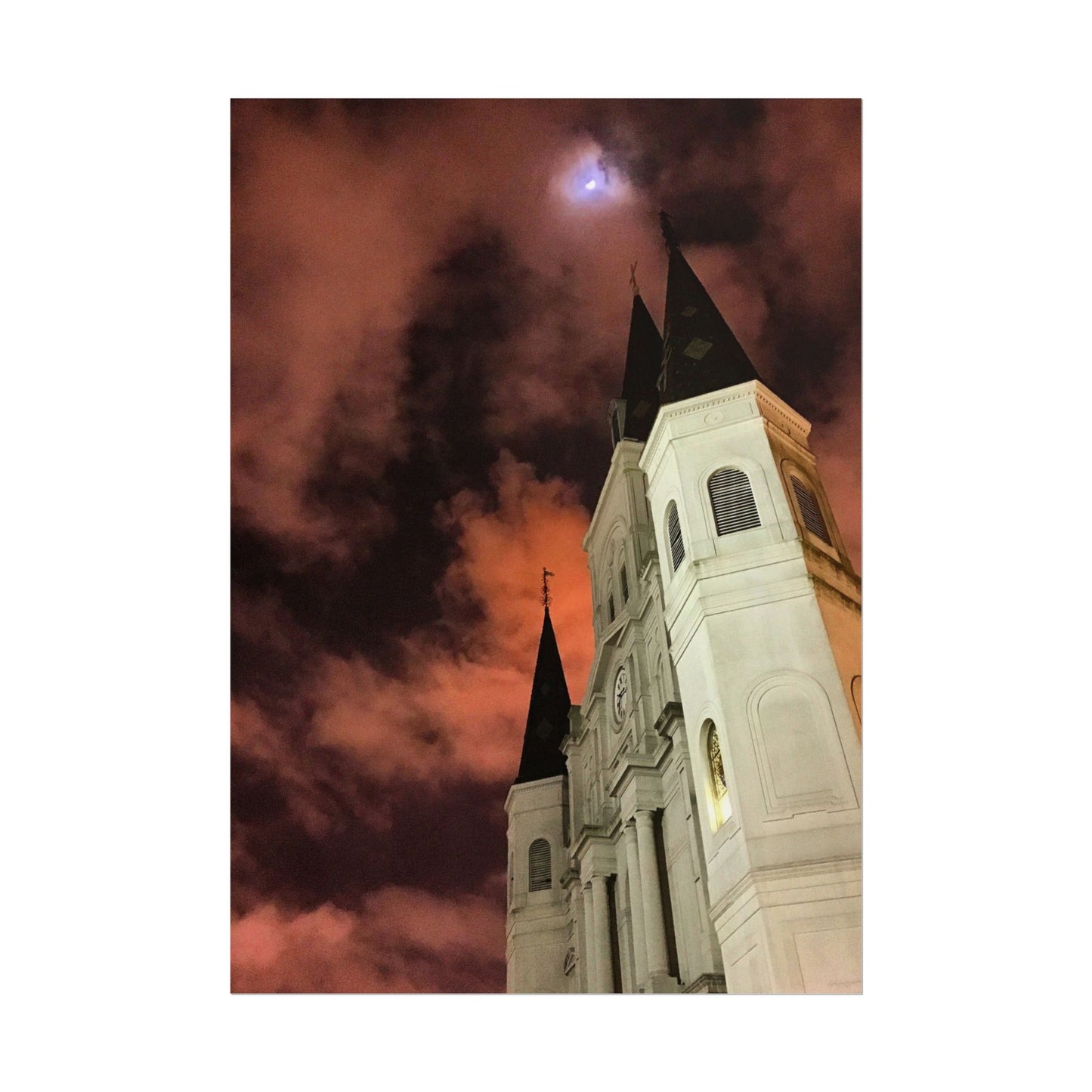 Moonrise Over St. Louis (V.1) Rolled Poster