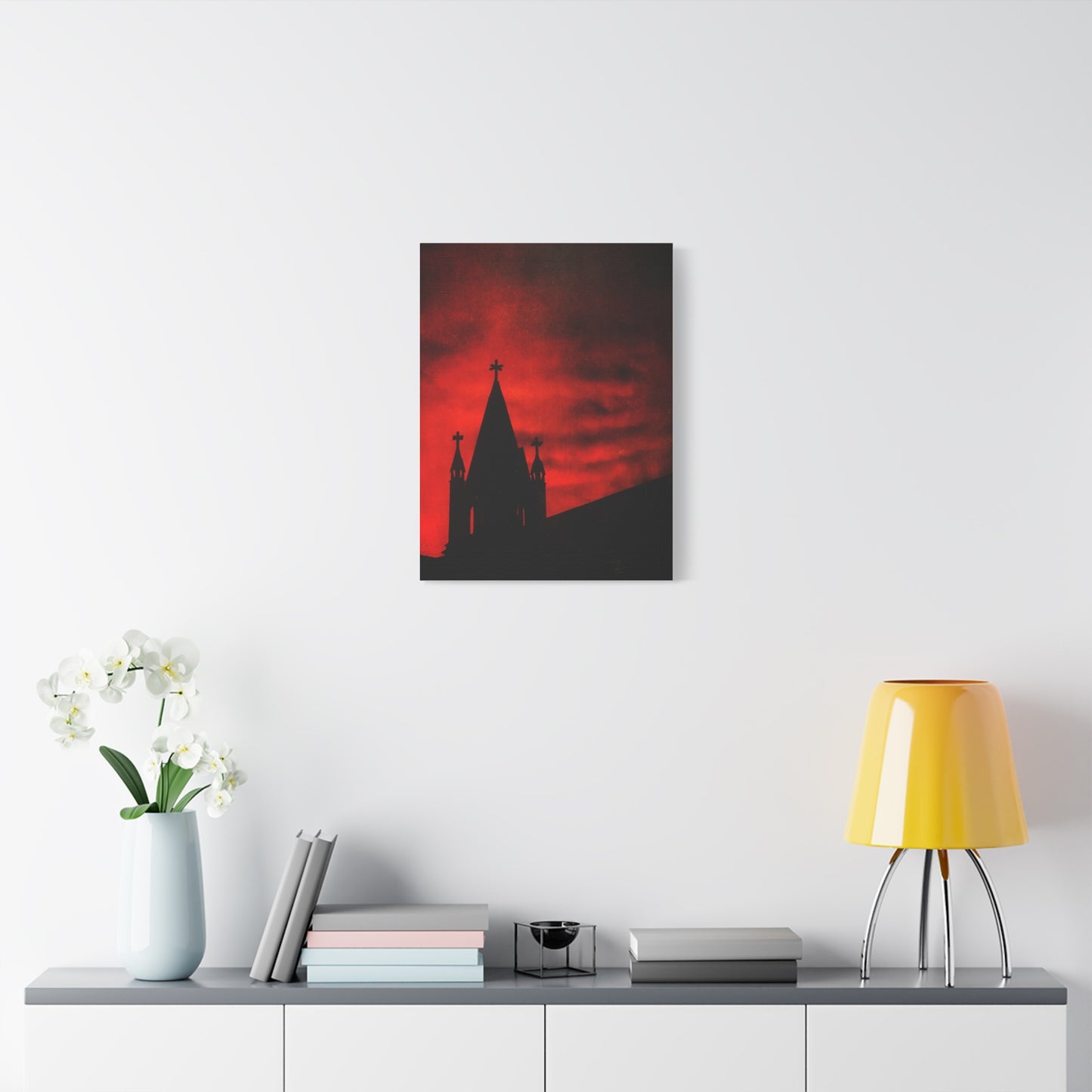 Blood Dusk Matte Canvas, Stretched, 1.25"