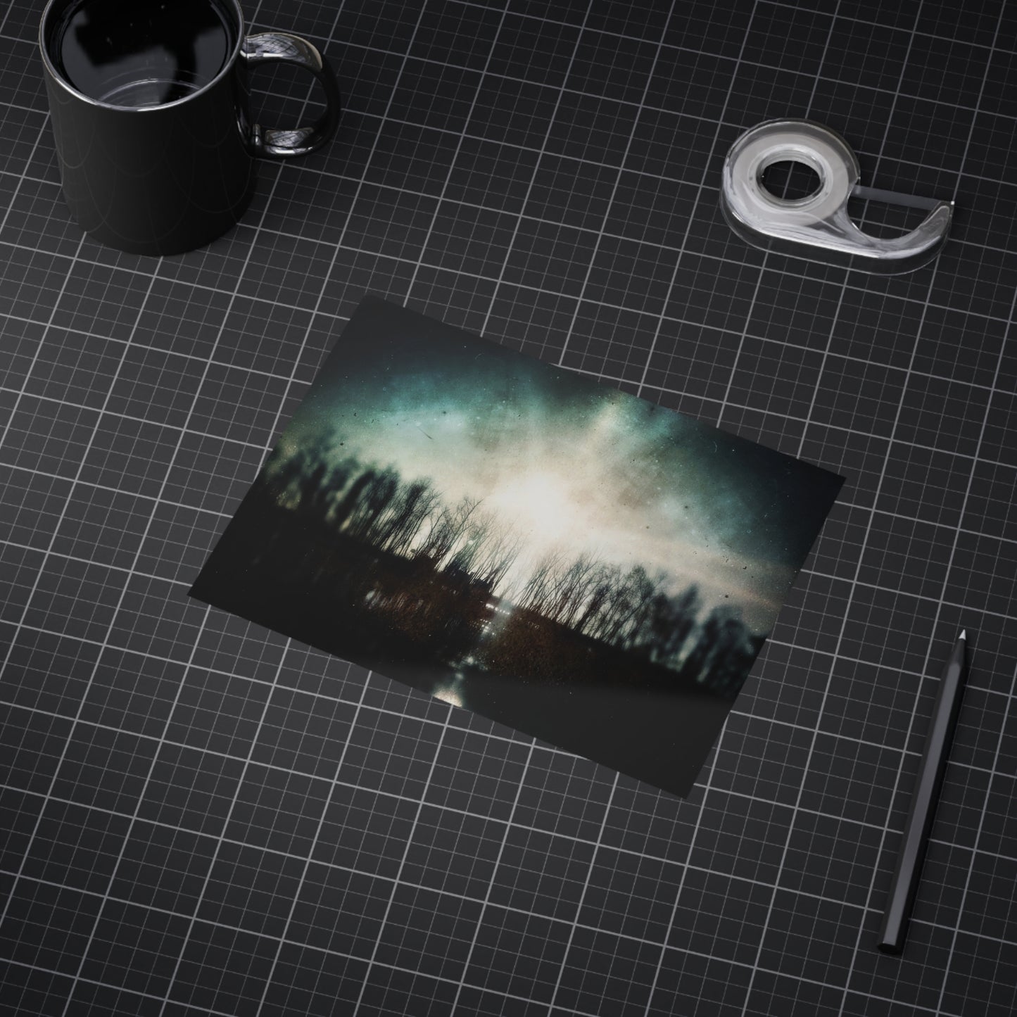 Bayou Dusk Paper Print