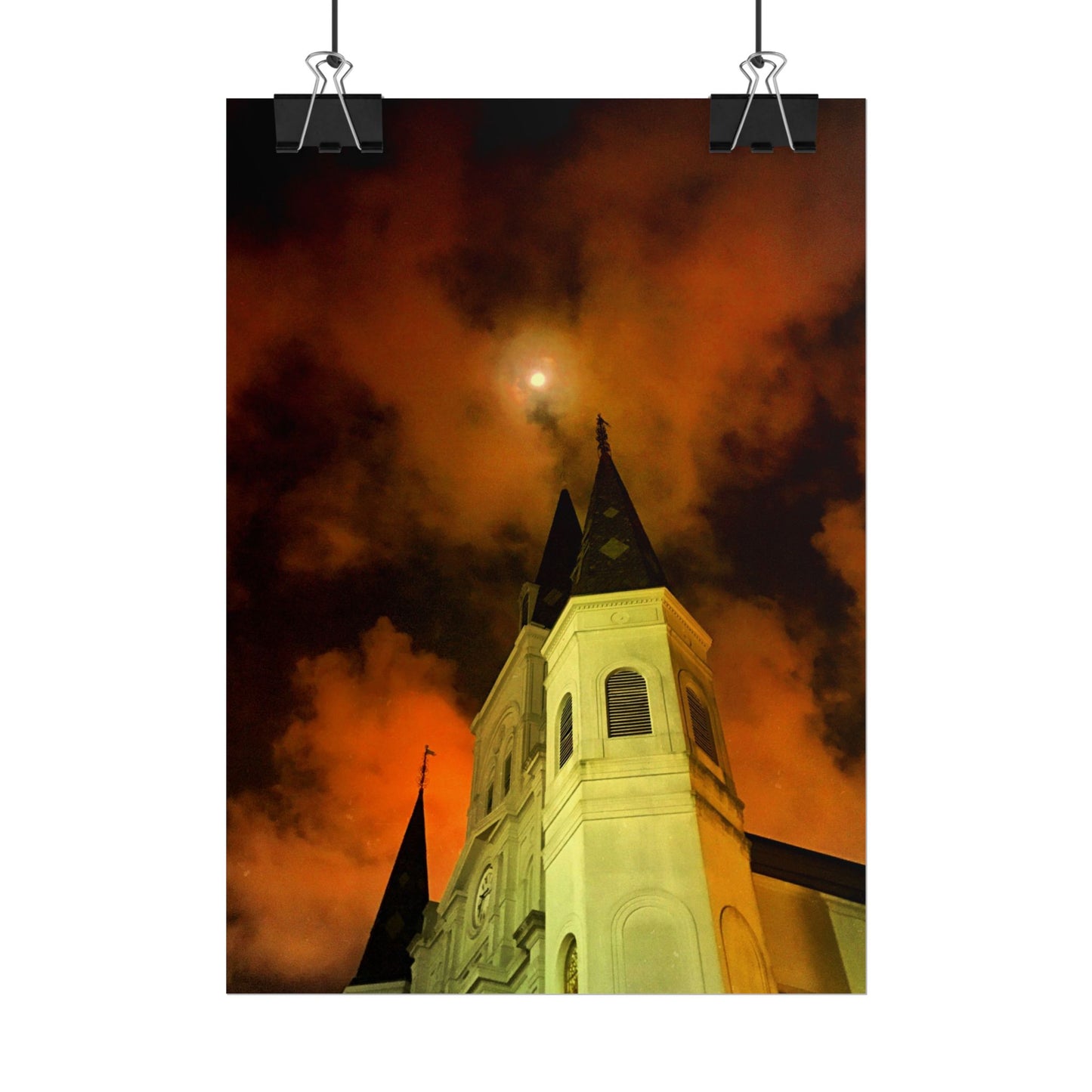 Moonrise Over St. Louis (V.2) Rolled Poster