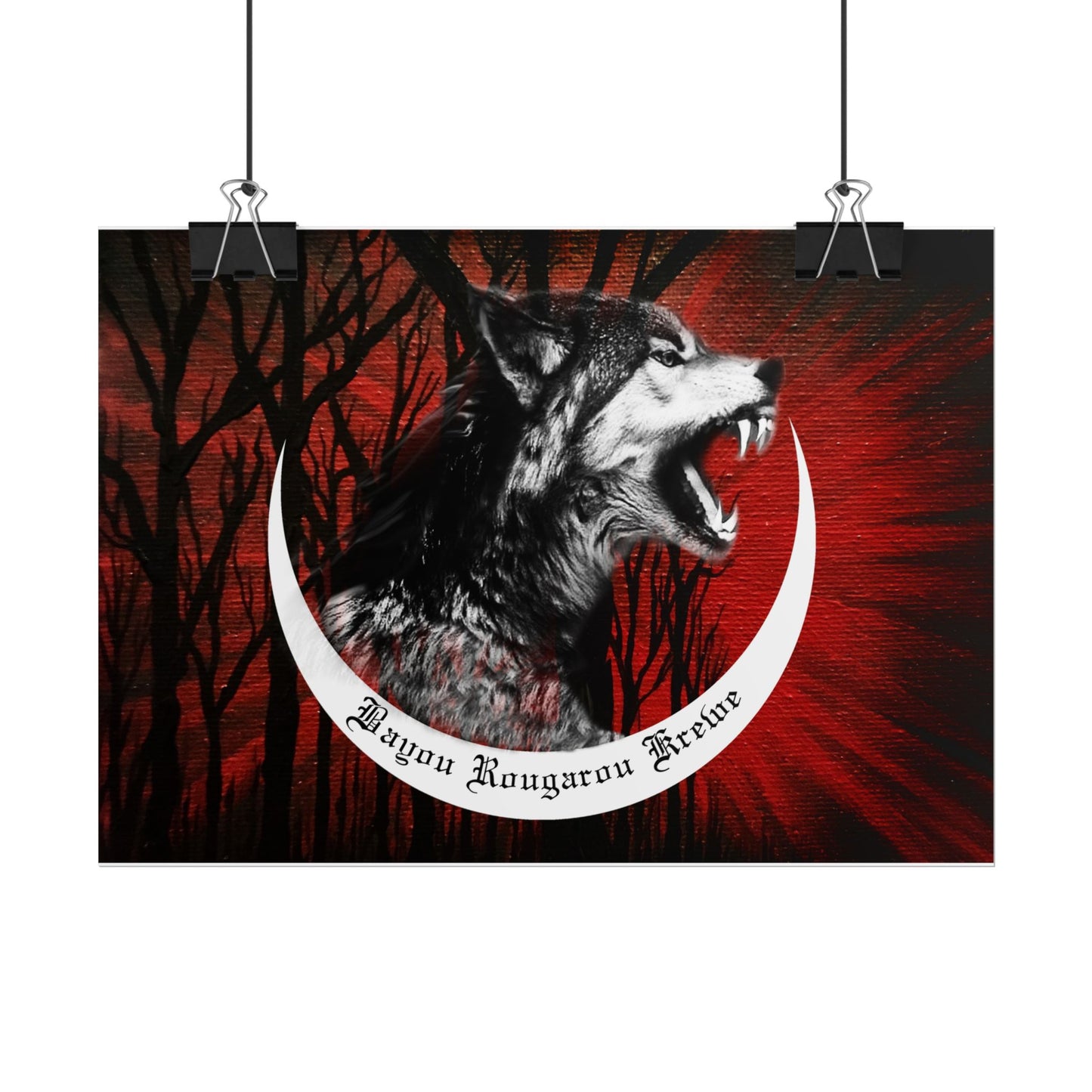 The Bayou Rougarou Krewe Rolled Poster