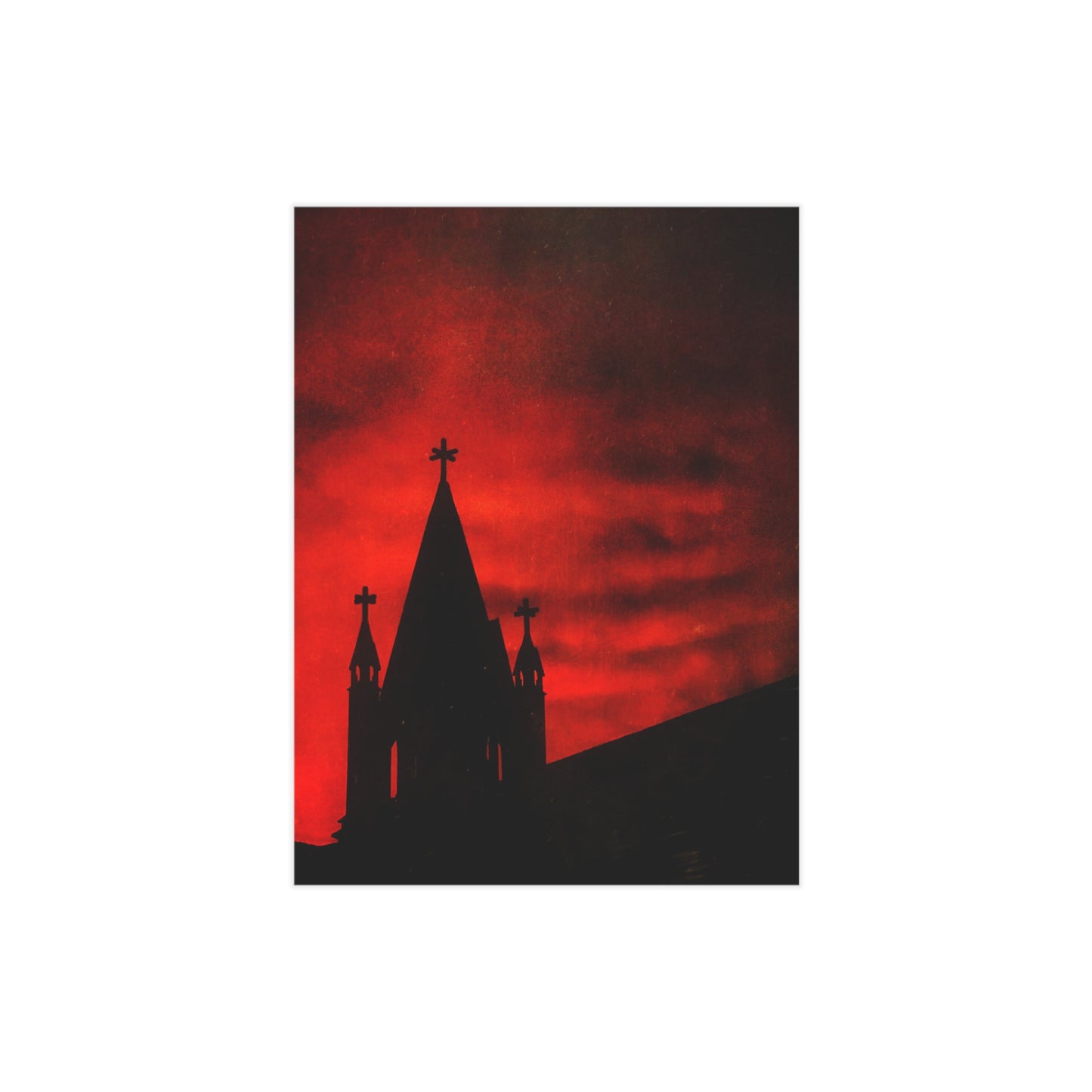 Blood Dusk Paper Print