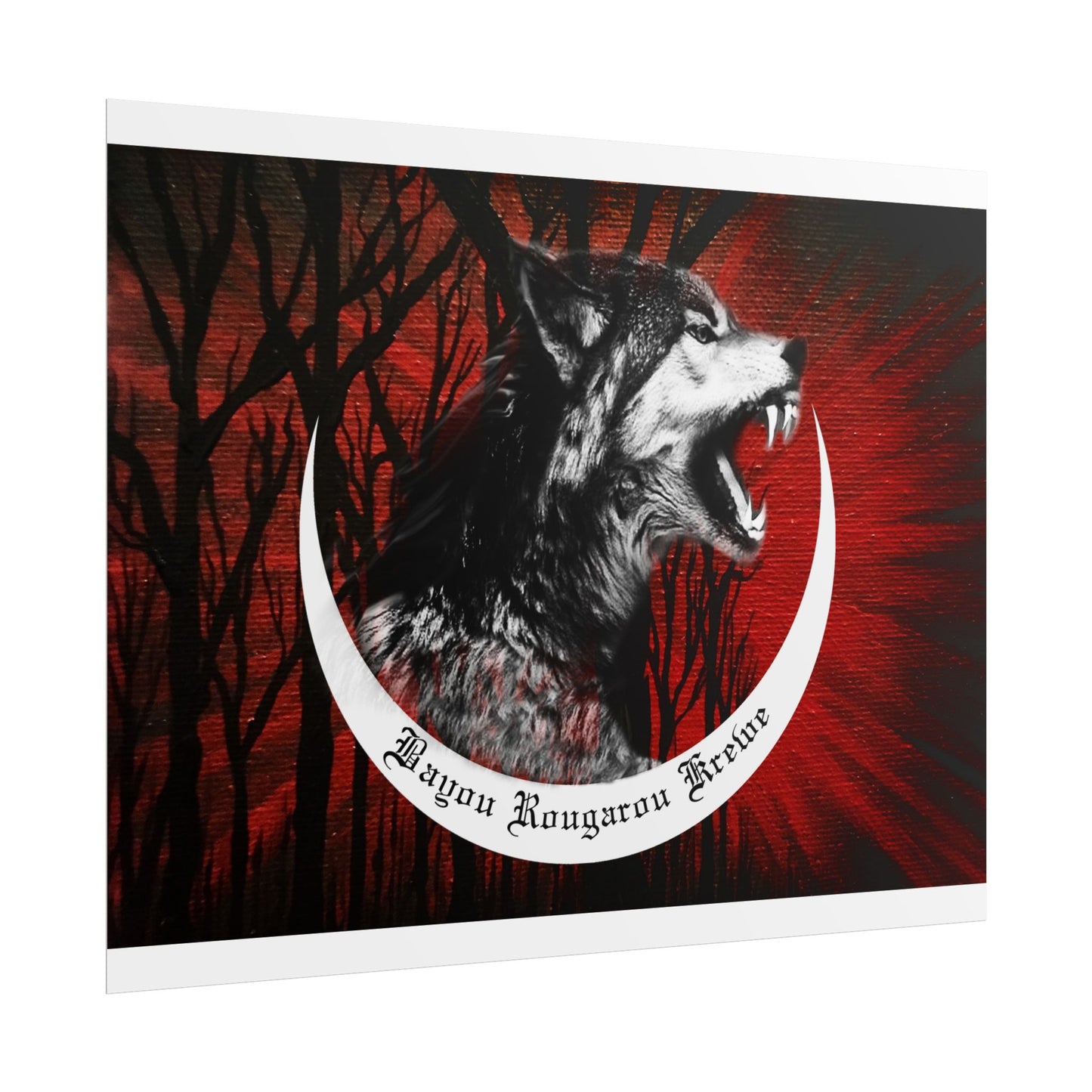 The Bayou Rougarou Krewe Rolled Poster