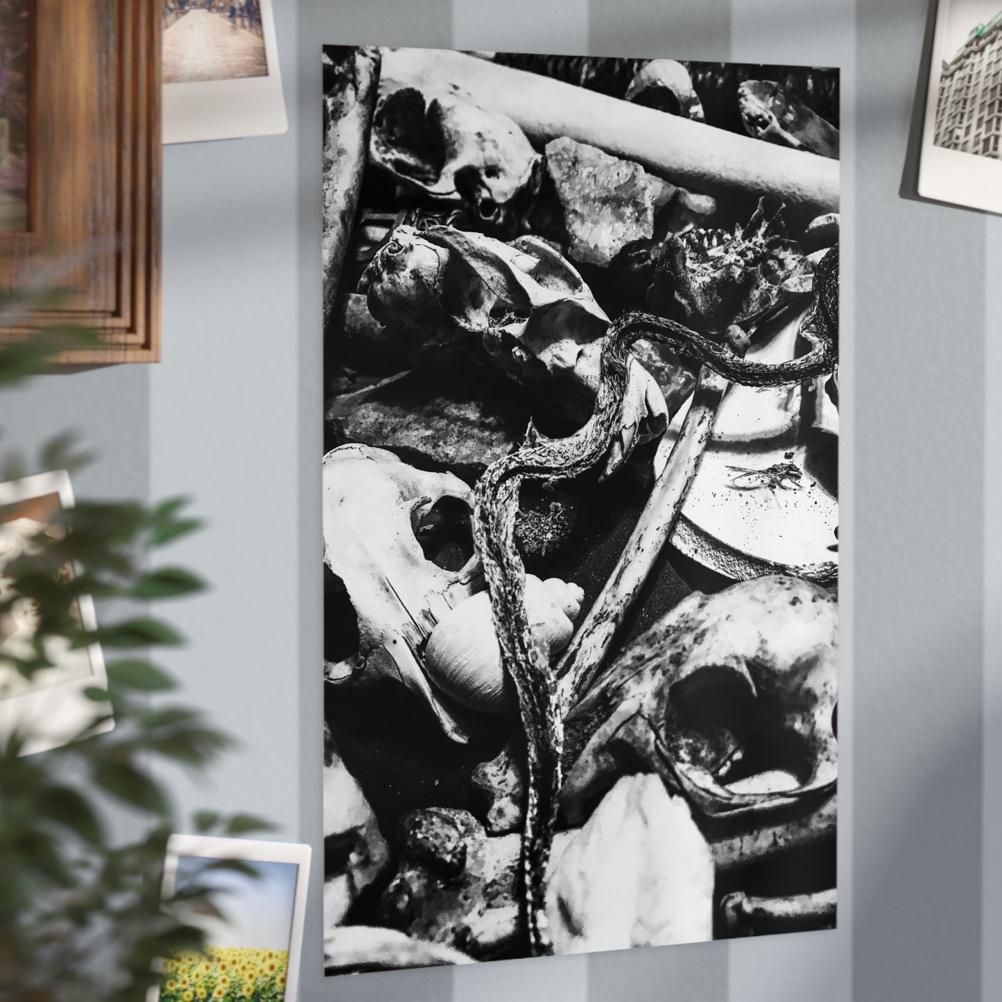 Them Bones Paper Print